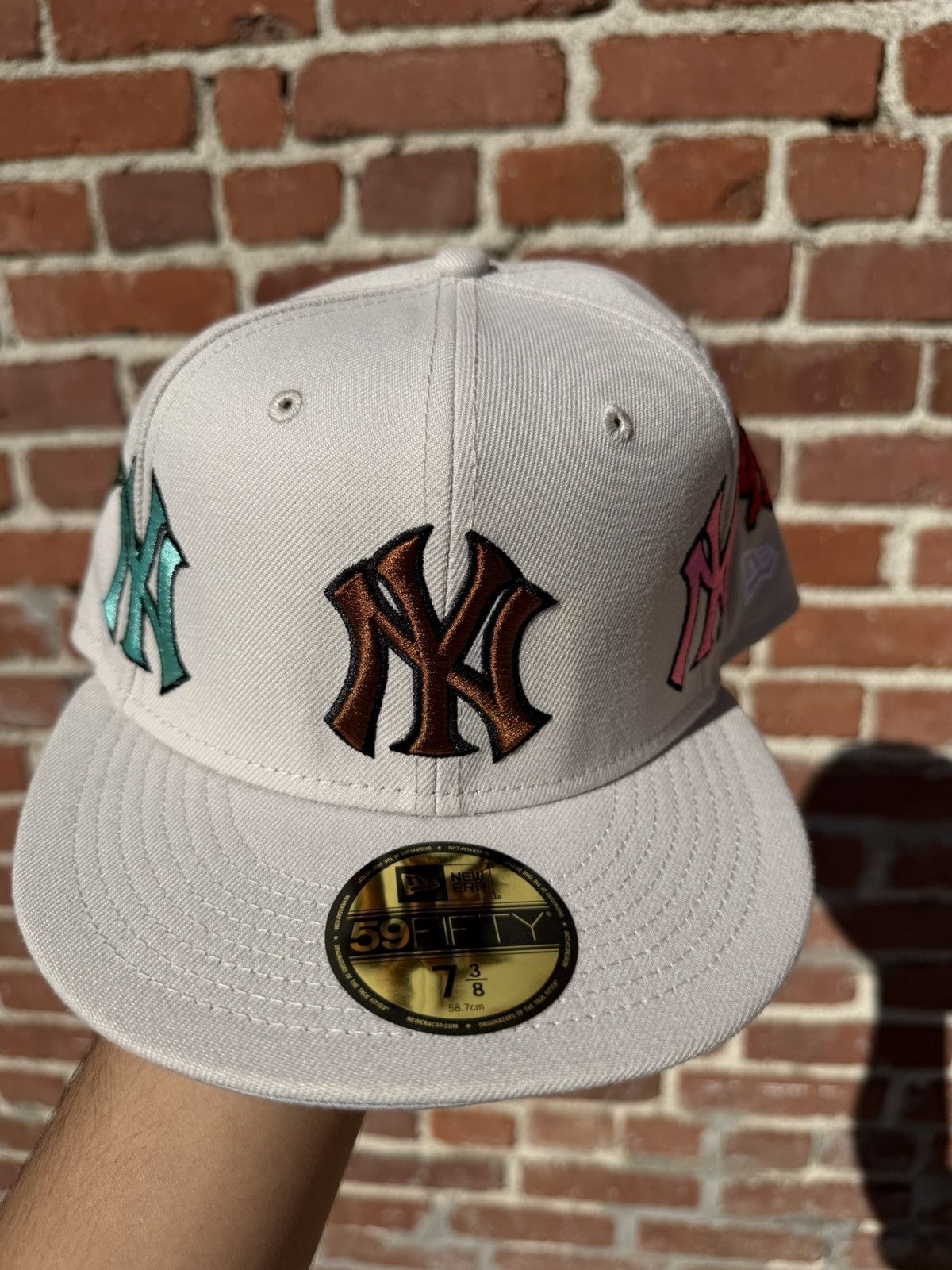 New Era × New York Yankees × Supreme Supreme Yankee Kanji New Era Fitted Hat Size ONE SIZE - 1 Thumbnail