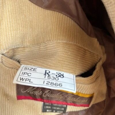 Other Montgomery Ward Corduroy Blazer Vintage Sport Coat Jacket Sz Size 38R - 11 Thumbnail
