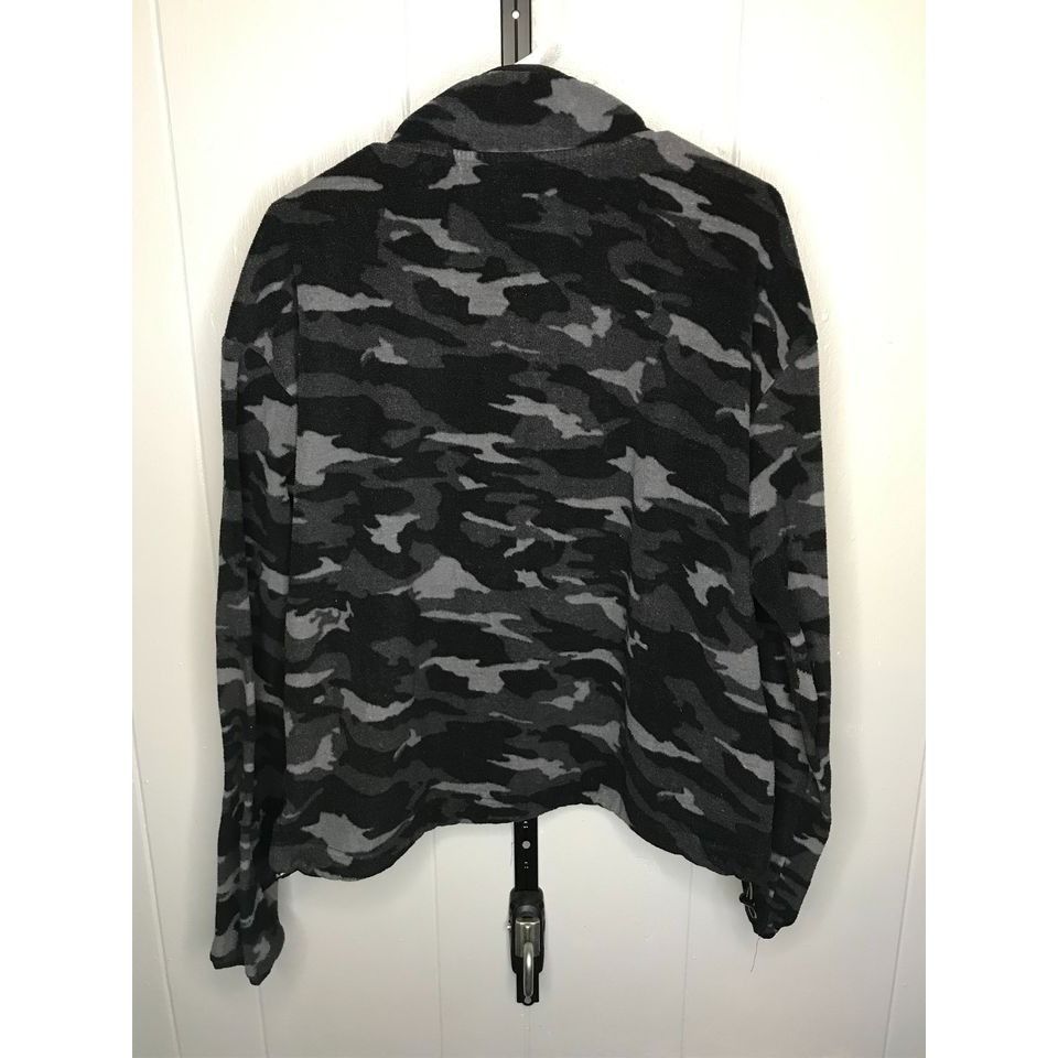 Bebe Y2K Bebe sport camo fleece zip up sweater comfy XL Size XL / US 12-14 / IT 48-50 - 2 Thumbnail