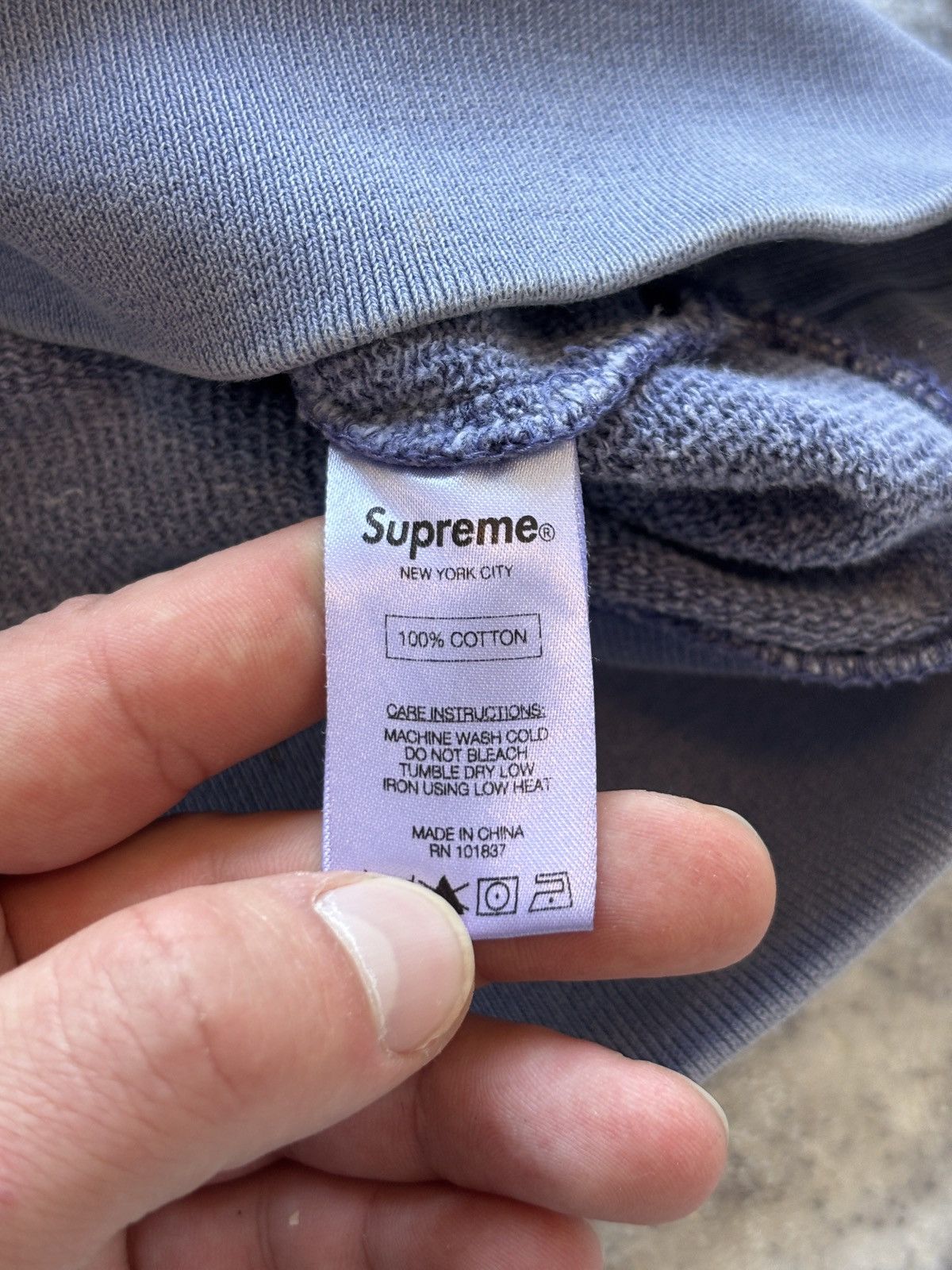 Supreme Rare Supreme SS16 overdyed hoodie Size US L / EU 52-54 / 3 - 5 Thumbnail