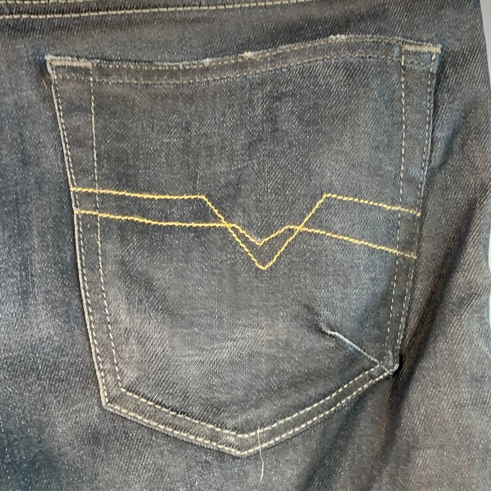 Diesel DIESEL Shioner Cotton Twill Sequined Distressed Skinny Jeans Size US 30 / EU 46 - 4 Thumbnail
