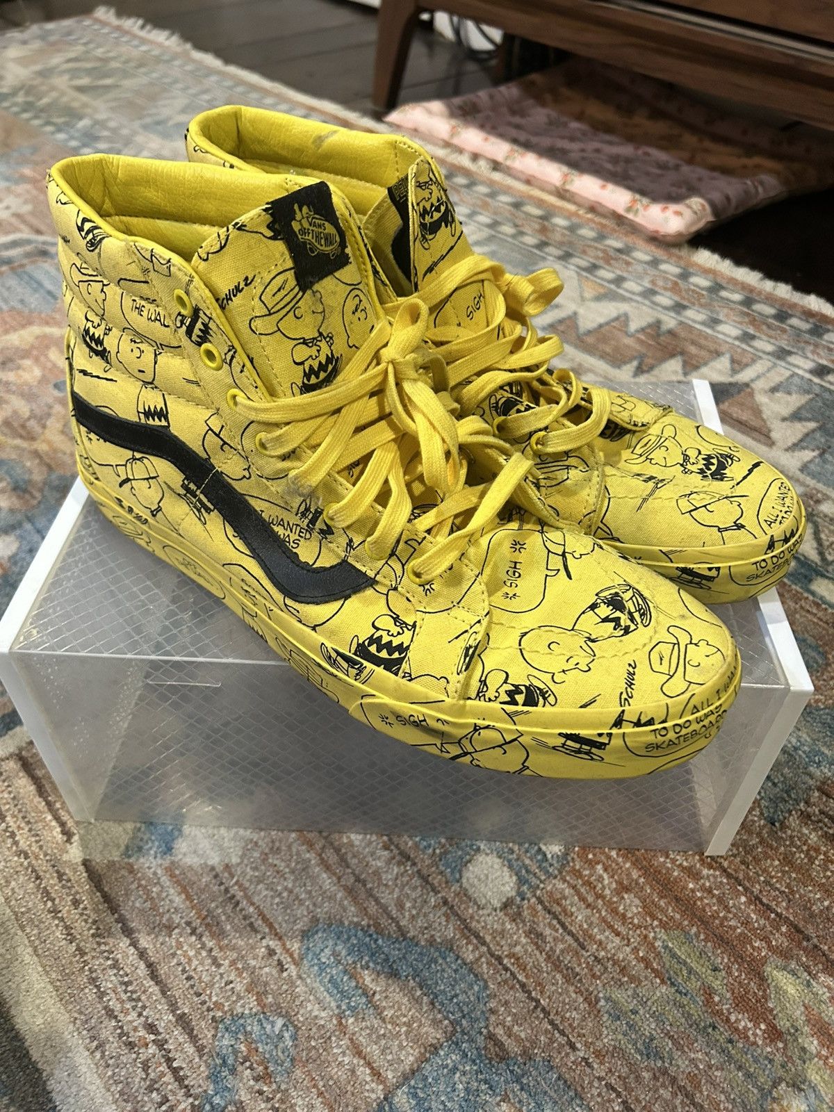 Peanuts × Vans Vans x Peanuts Charlie Brown Sk8-Hi Size US 13 / EU 46 - 1 Thumbnail