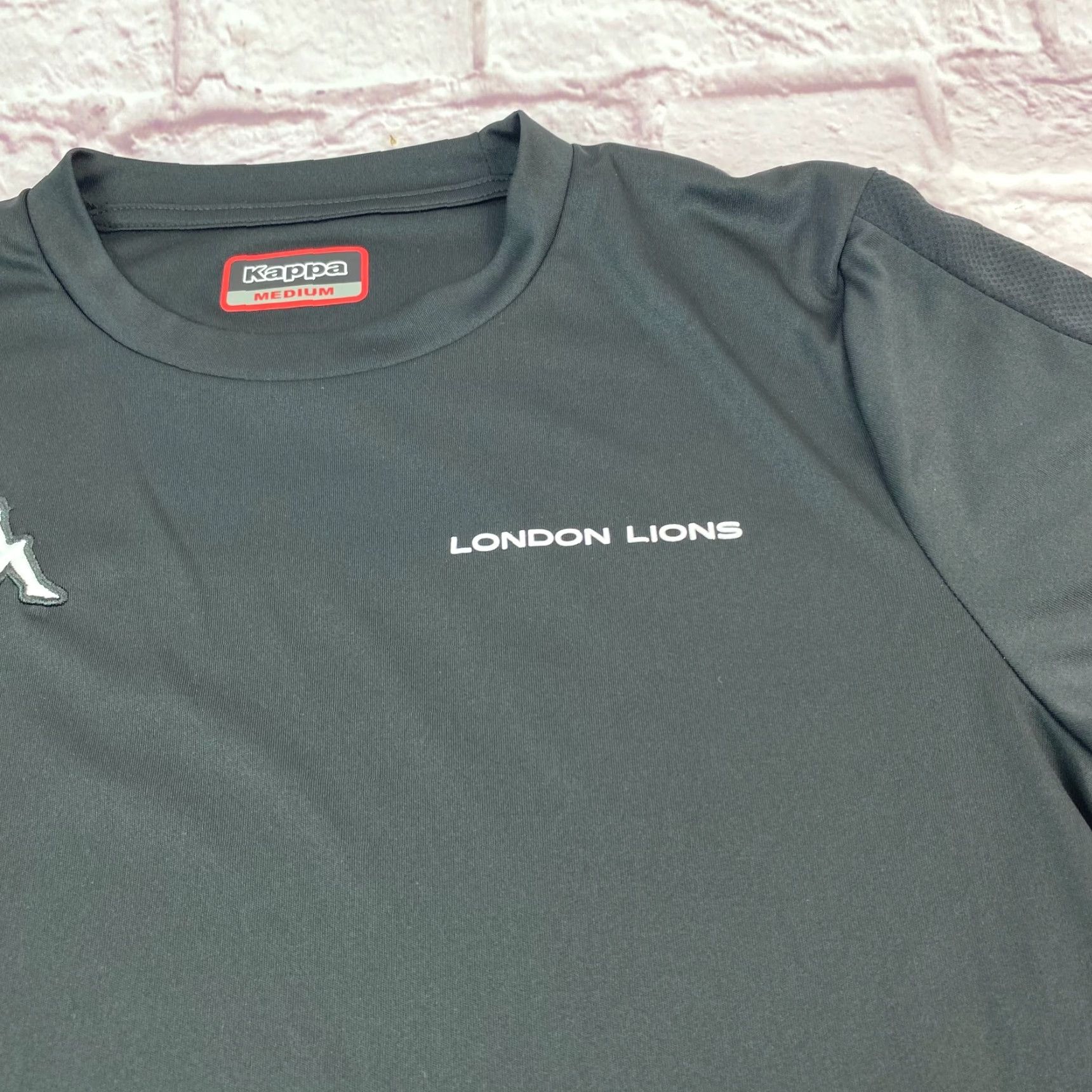 Kappa VINTAGE Kappa London Lions T-Shirt Logo Crew Neck Short Sleeve Black M Men Size US M / EU 48-50 / 2 - 4 Thumbnail