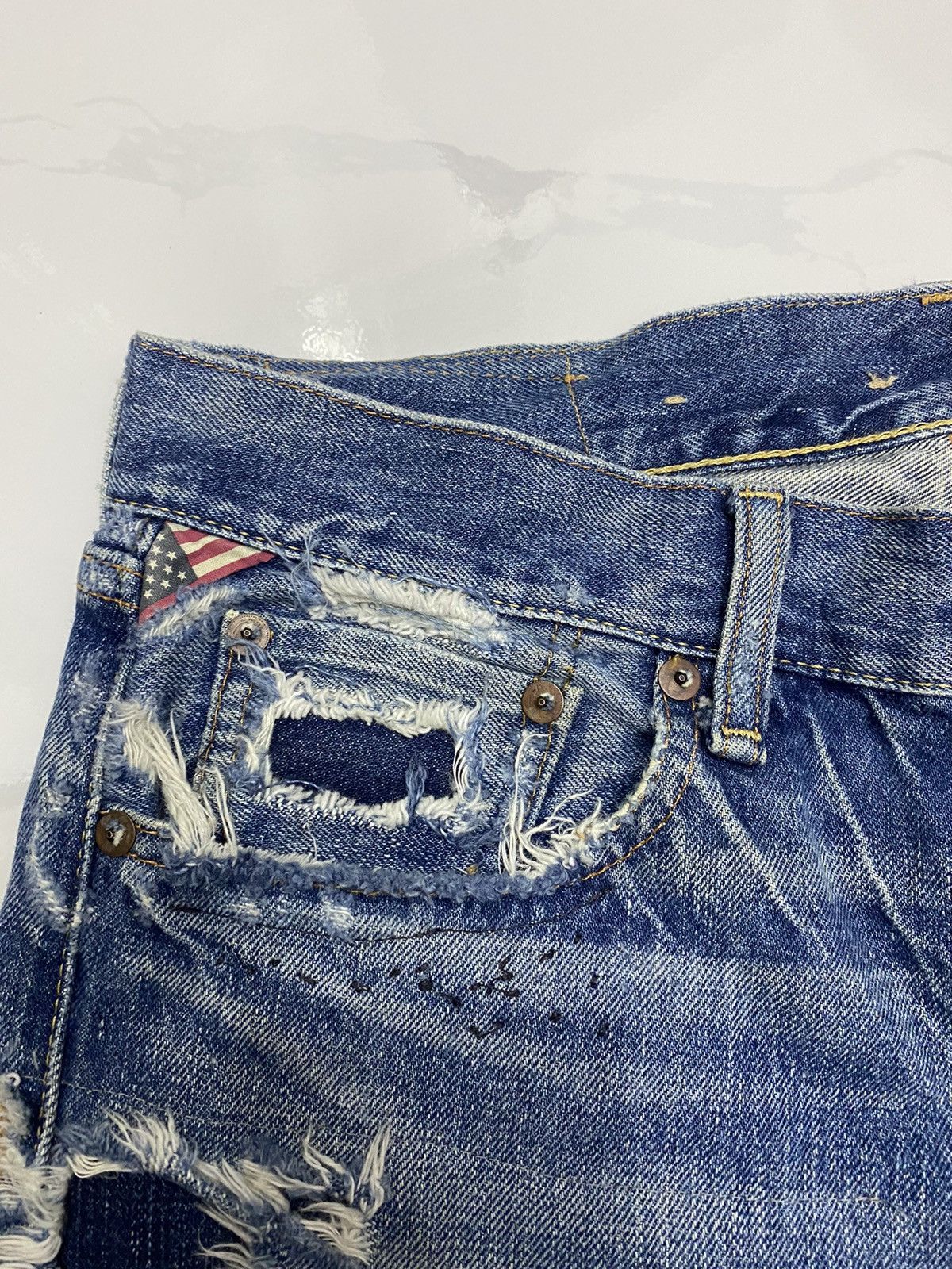 Denim & Supply Ralph Lauren 🔥UNDERCOVER DESIGN DENIM & SUPPLY RALPH LAUREN DISTRESSED Size US 31 - 9 Thumbnail