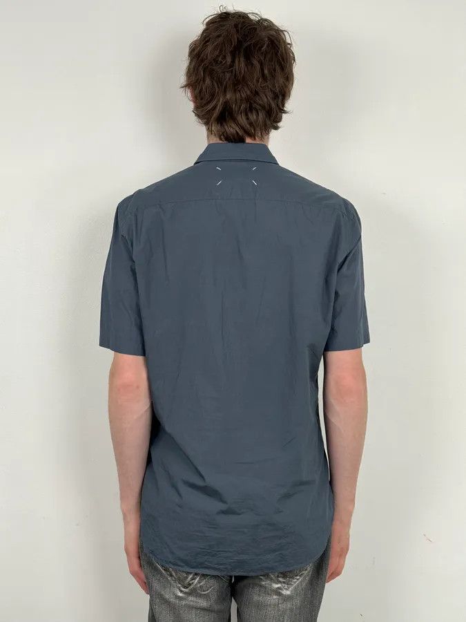 Maison Margiela SS2018 Maison Margiela Dark Grey Signature Short Sleeves Shirt Size US M / EU 48-50 / 2 - 3 Thumbnail