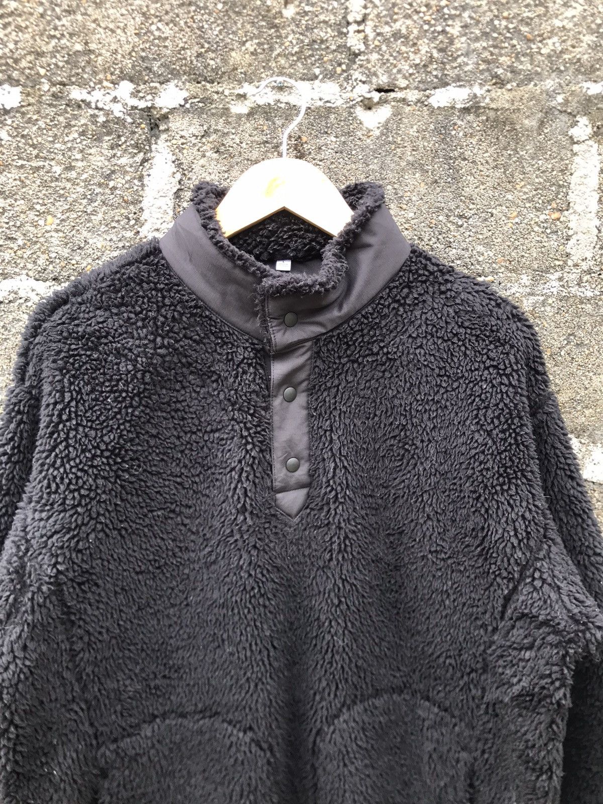 Japanese Brand × Uniqlo × White Mountaineering 🌟White Mountaineering Fleece Half Button Pullover Size US L / EU 52-54 / 3 - 4 Thumbnail