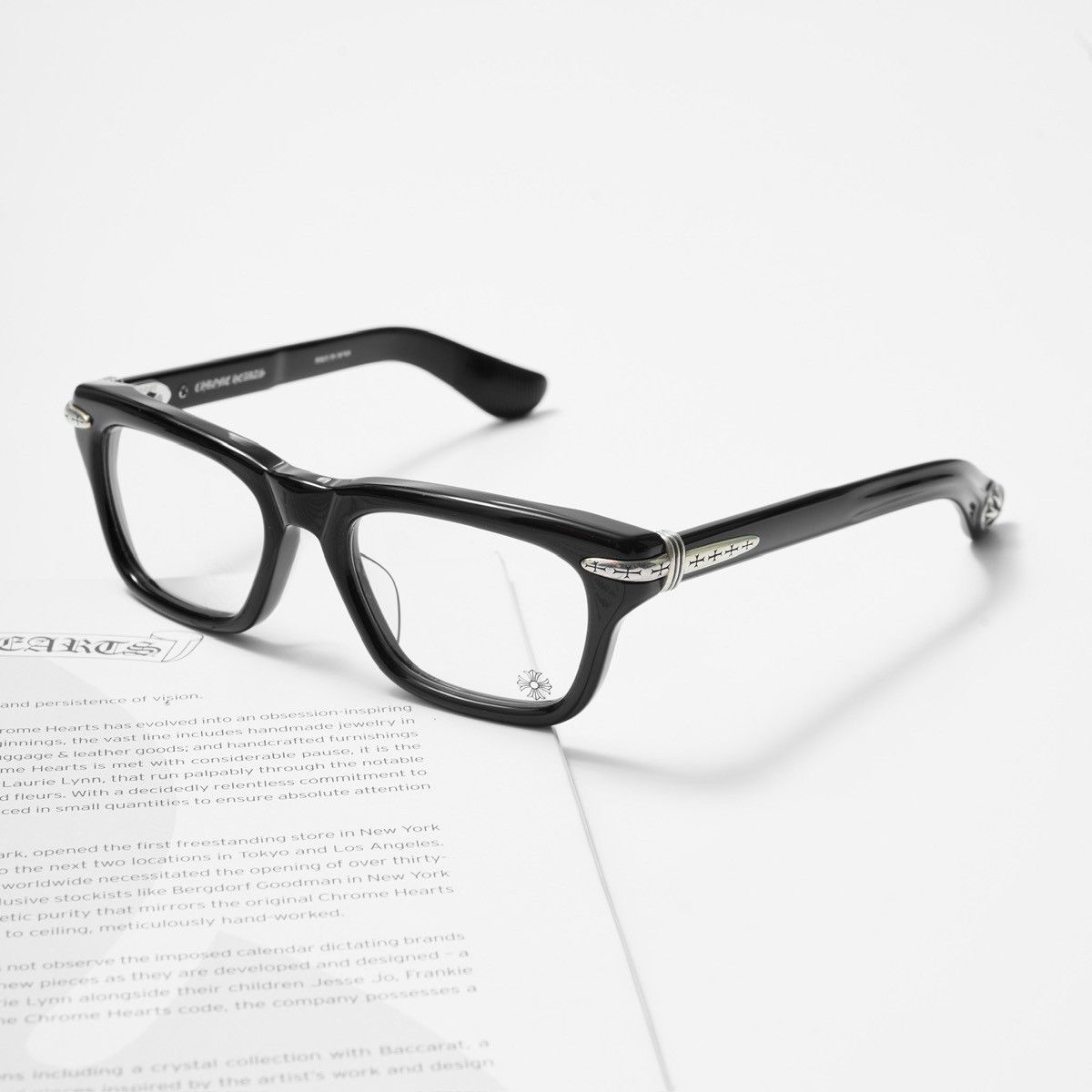 Chrome Hearts CHROME HEARTS TRYPOLEAGAIN BLACK GLASSES Size ONE SIZE - 1 Thumbnail