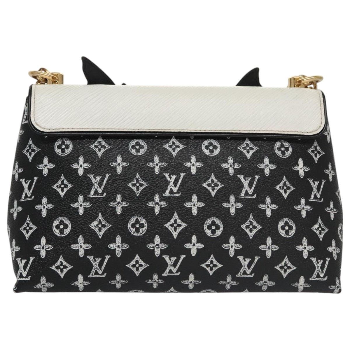 Louis Vuitton LOUIS VUITTON Catgram Cat Pochette Shoulder Bag Black M52935 Size ONE SIZE - 2 Thumbnail