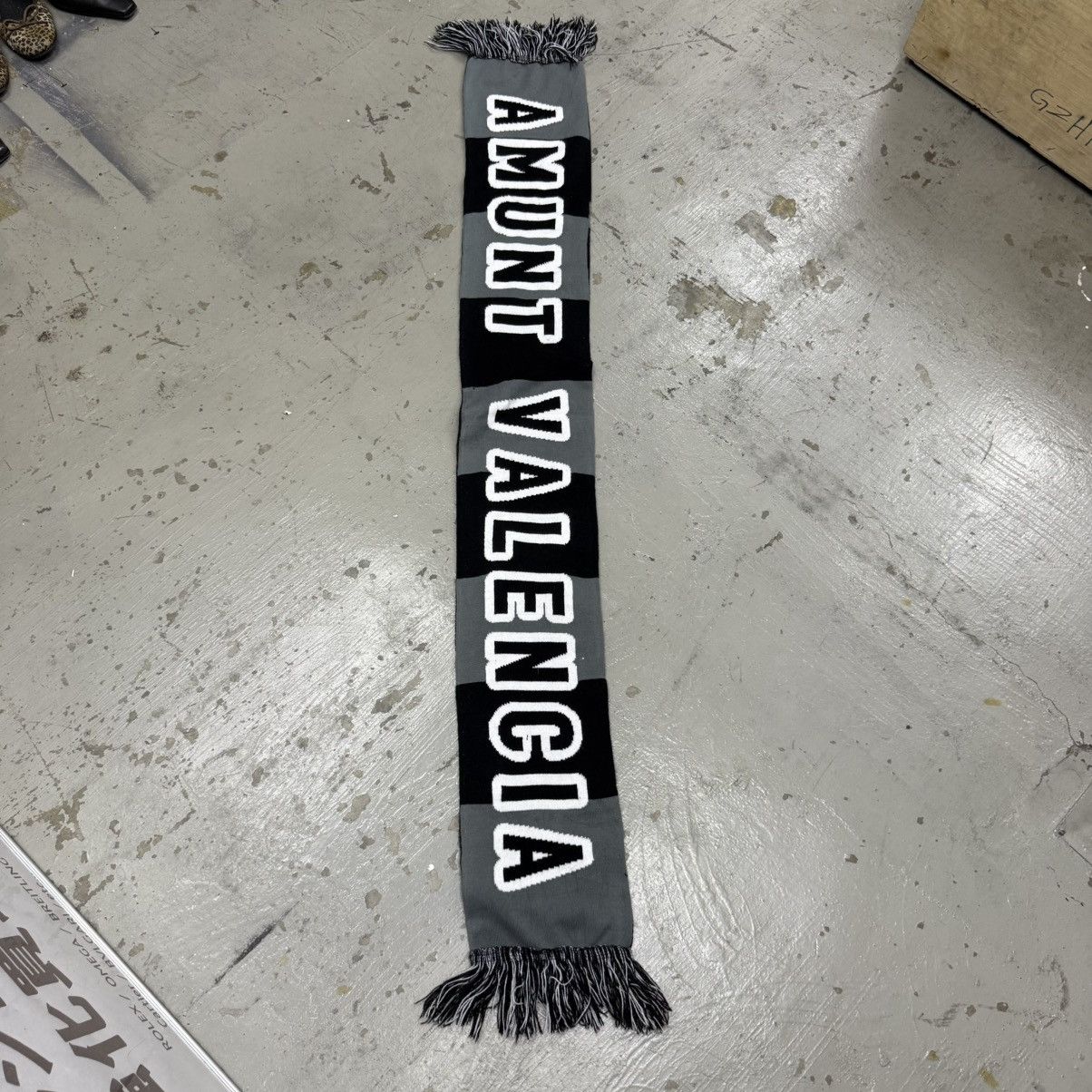 Vintage Vintage Amunt Valencia CF Fanwear Football Soccer Scarf Size ONE SIZE - 6 Thumbnail