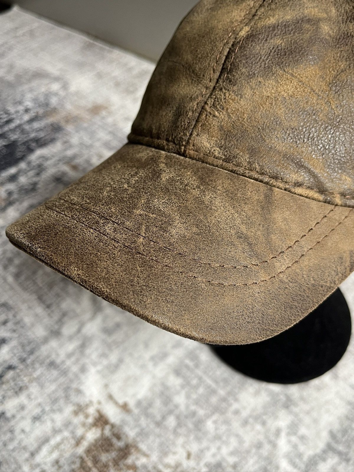 Other Vintage Distressed Leather Hat (unisex) Size ONE SIZE - 8 Thumbnail
