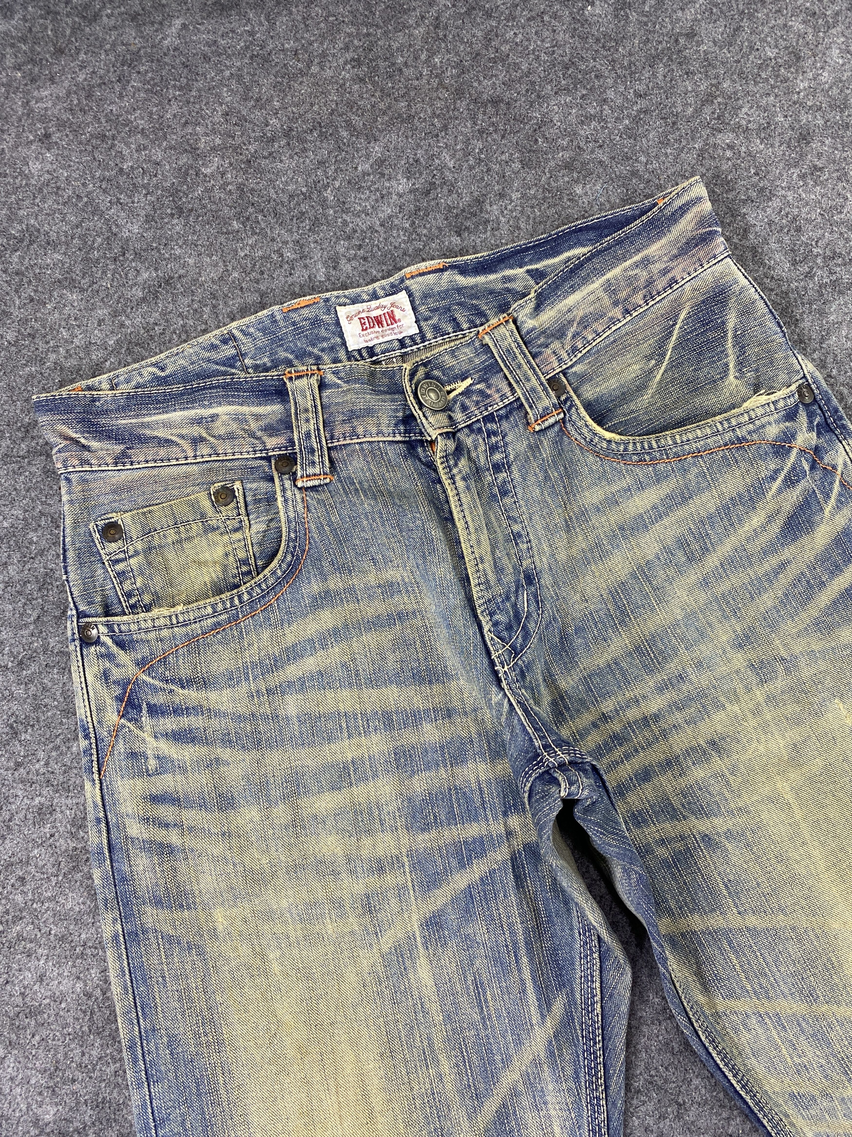 Edwin Edwin XV Blue Wash Denim - J977 Size US 34 / EU 50 - 5 Thumbnail