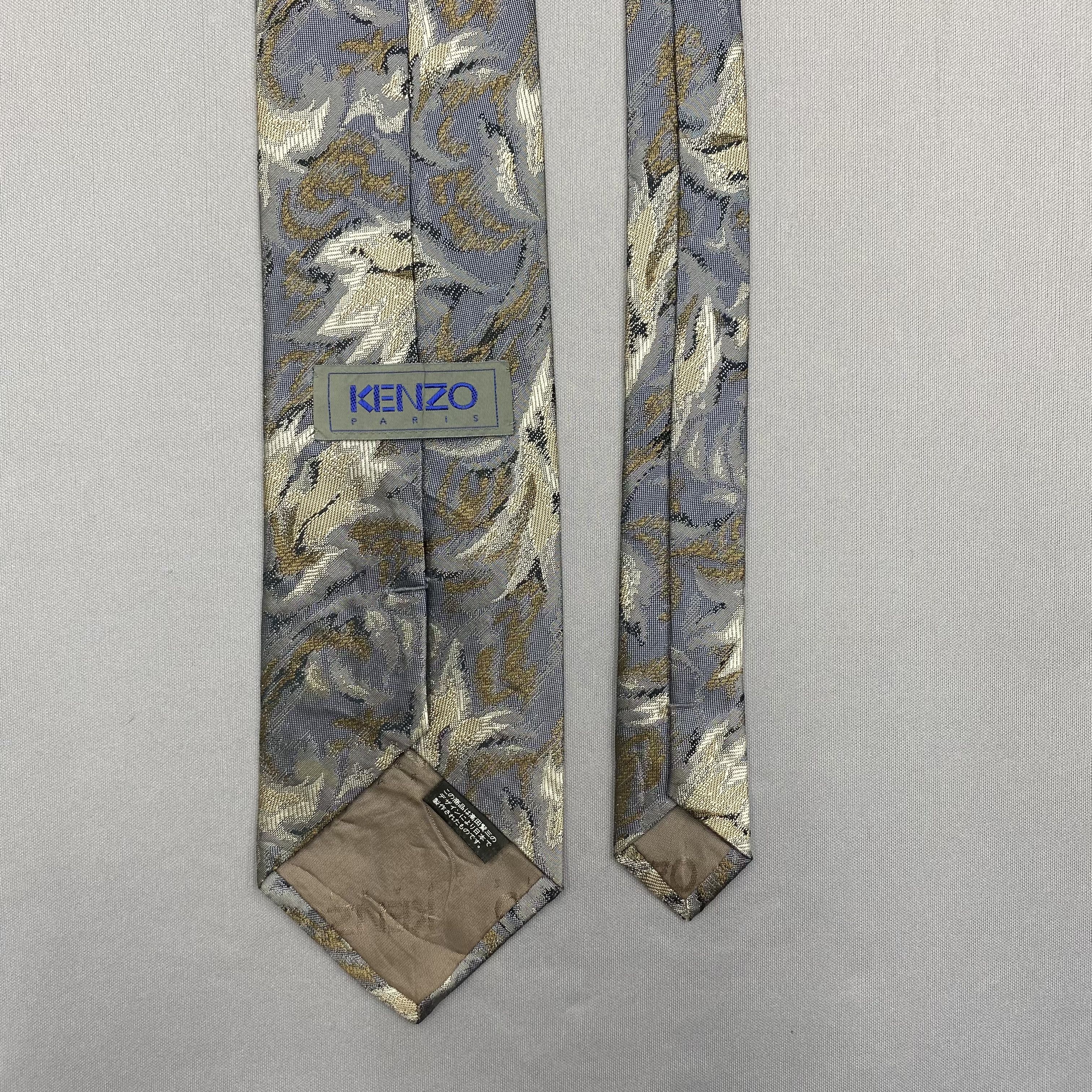 Kenzo Vintage Kenzo SILK Necktie Cravate Pure Silk Neck Tie Size ONE SIZE - 6 Thumbnail