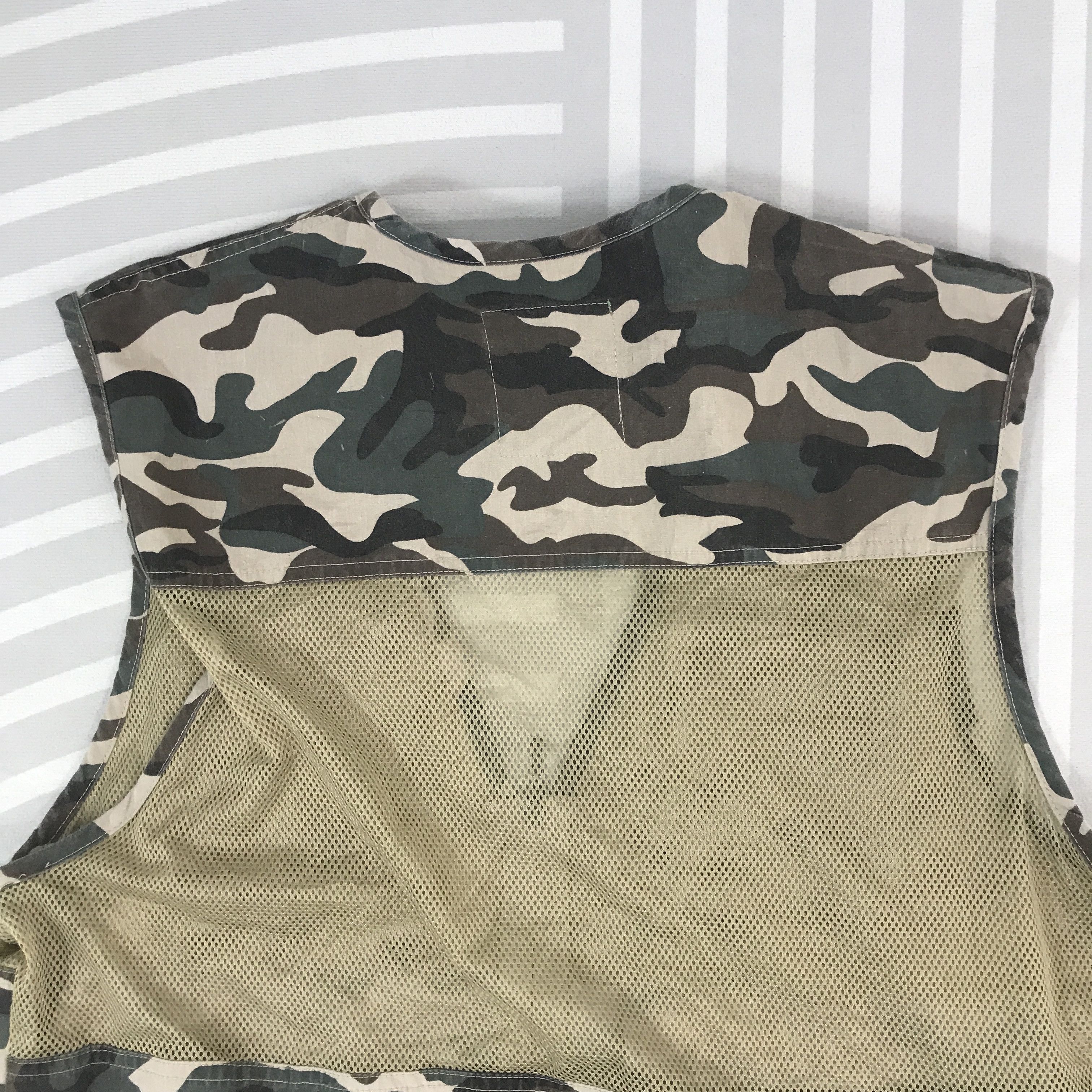 Japanese Brand × Vintage Vintage Fstneam Mountain camo vest tactical Jacket Size US L / EU 52-54 / 3 - 4 Thumbnail