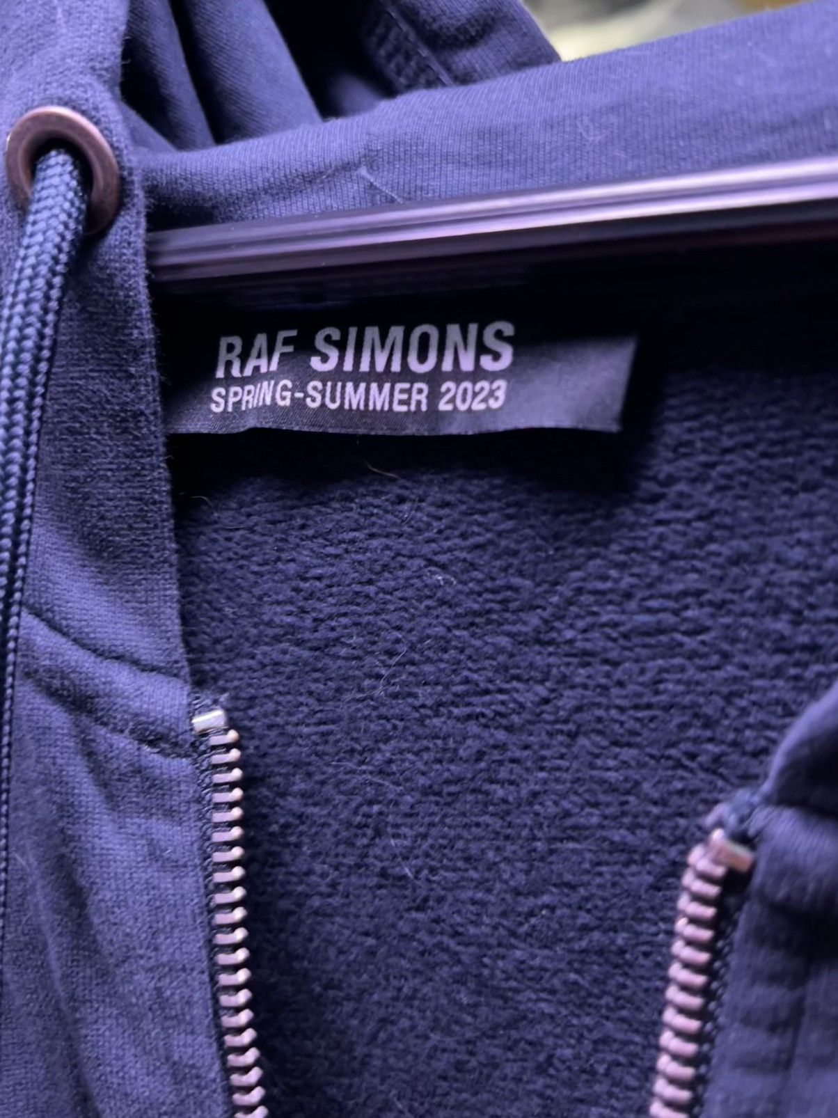 Raf Simons SS23 Navy Zip Up Size US L / EU 52-54 / 3 - 5 Thumbnail