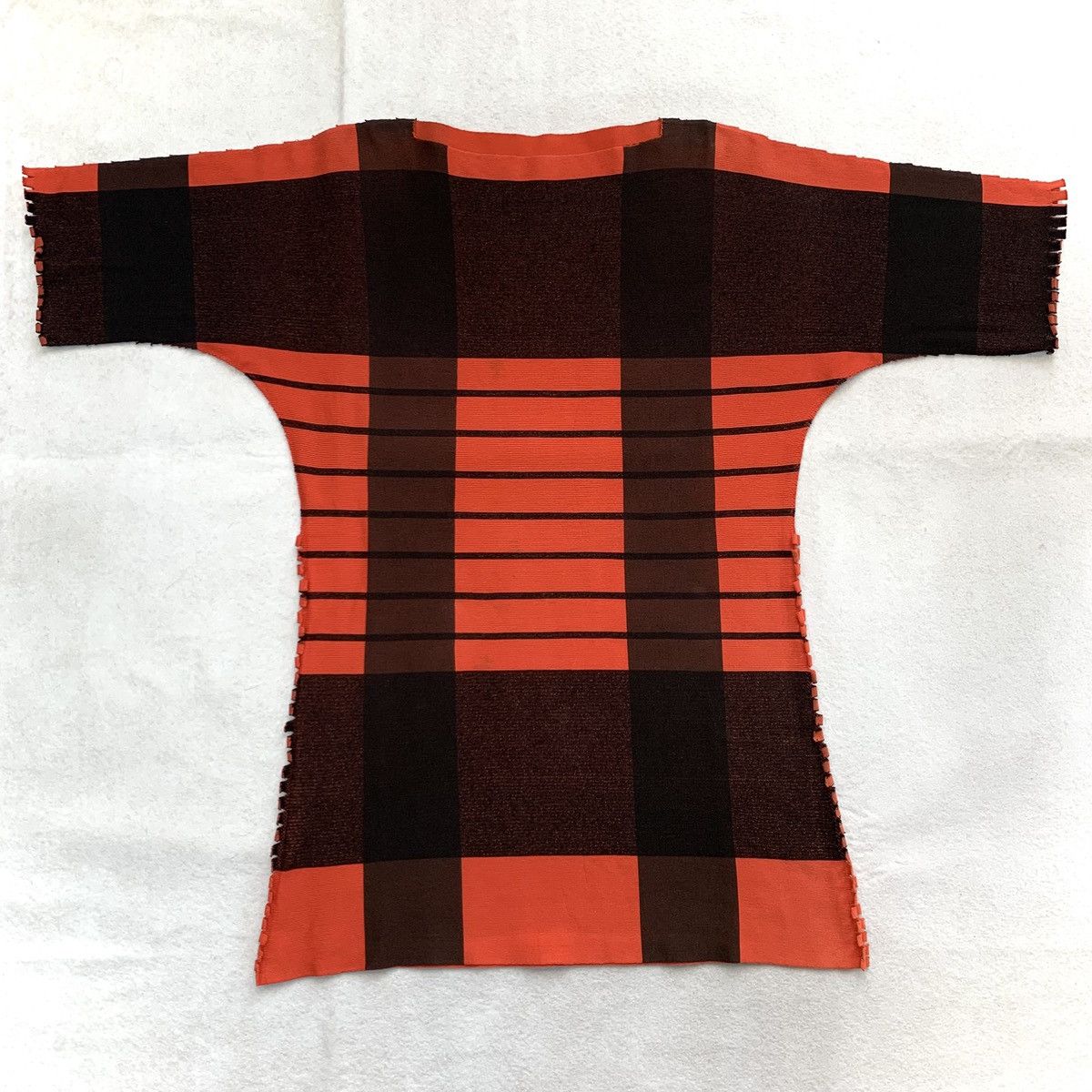 Issey Miyake Issey Miyake A-POC AW2013 Geometric Check Dress Size M / US 6-8 / IT 42-44 - 1 Thumbnail