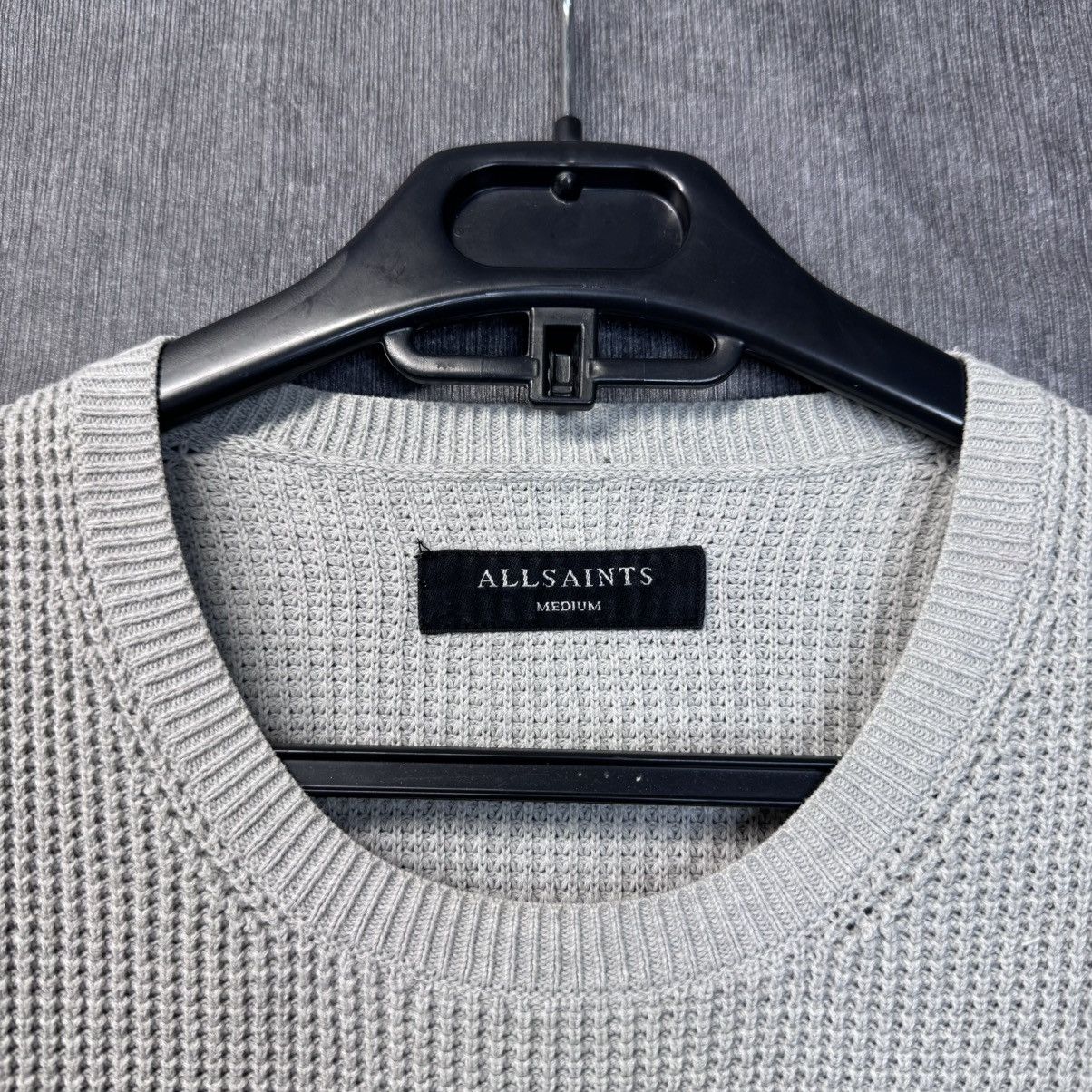 Allsaints Allsaints knit sweater mini logo rare Size US M / EU 48-50 / 2 - 3 Thumbnail