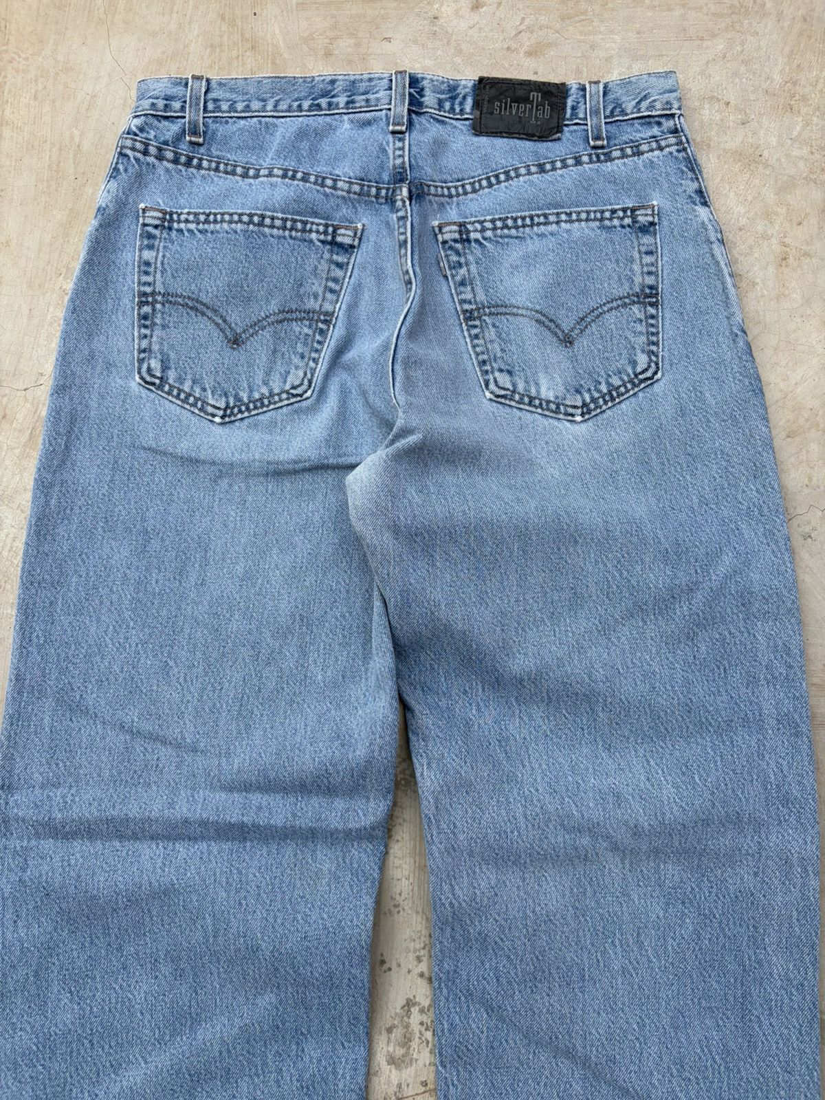 Levi's Vintage 90s Levis Silver Tabs Relaxed Fit Jeans Size US 34 / EU 50 - 2 Thumbnail