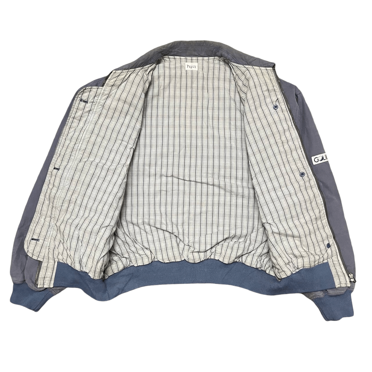 Japanese Brand Vintage Papas Golf Paris Big Logo Bomber Jacket Size US L / EU 52-54 / 3 - 10 Thumbnail