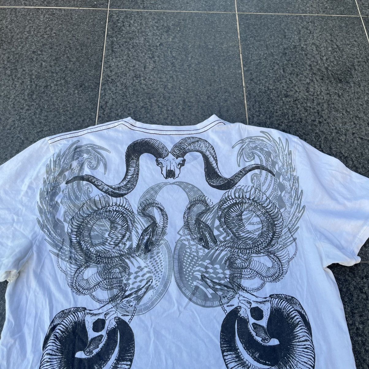 Calvin Klein × If Six Was Nine × Japanese Brand Calvin Klein Jeans Skull Animal White Tee Size US XL / EU 56 / 4 - 8 Thumbnail