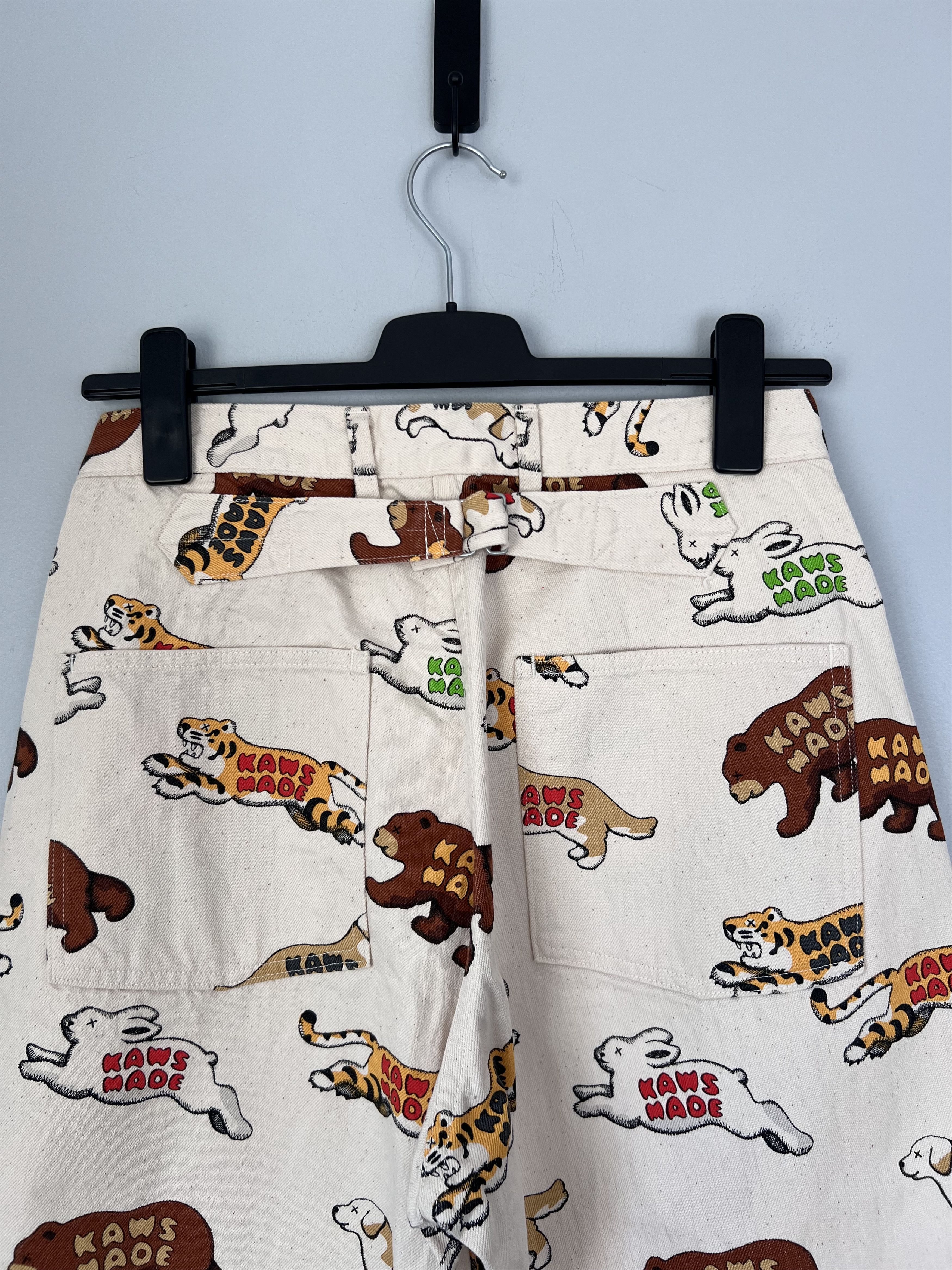 Human Made × Kaws KAWS Human Made Animal Pattern Pants in Beige Size US 30 / EU 46 - 5 Thumbnail