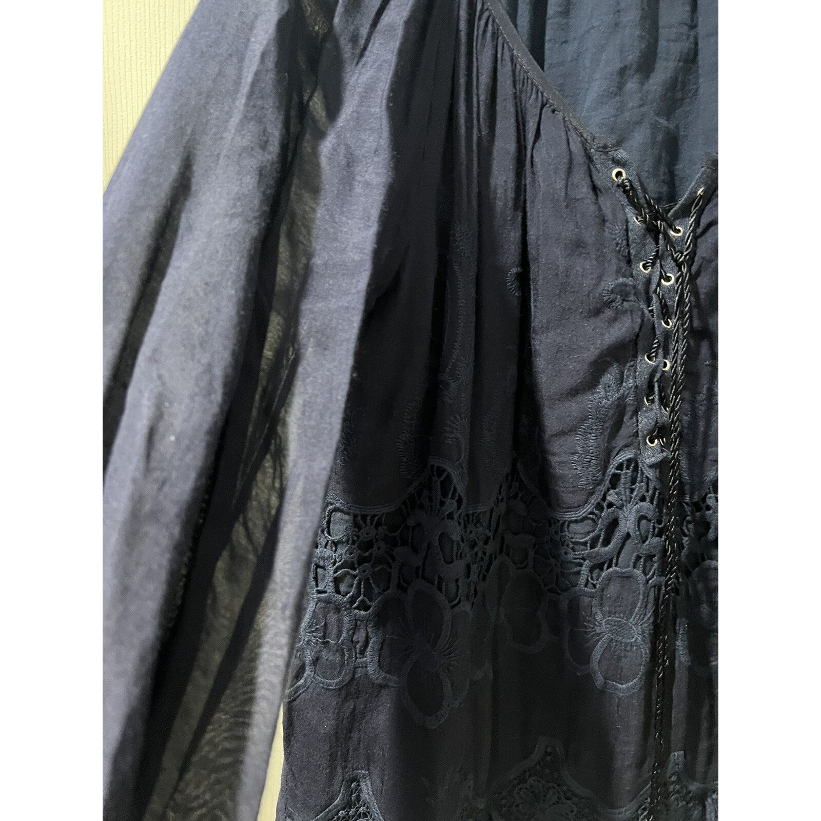 & Other Stories Tempo Paris Embroidered M Front Blouse Dolman Boho A003255 Size M / US 6-8 / IT 42-44 - 5 Thumbnail