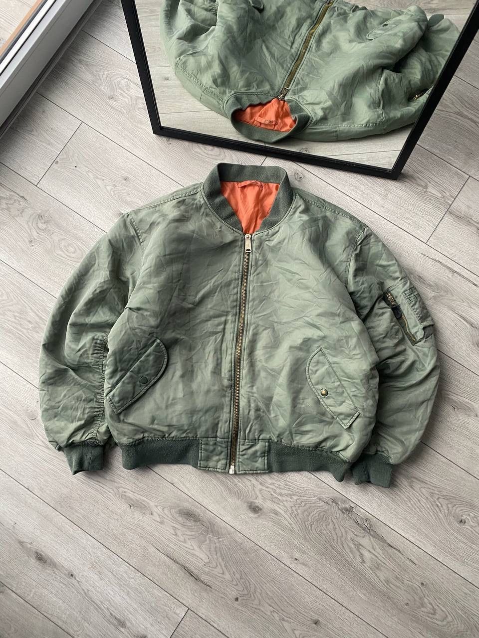 Vintage Vintage MA-1 Flyers Bomber Made in USA Jacket L Size US L / EU 52-54 / 3 - 1 Thumbnail