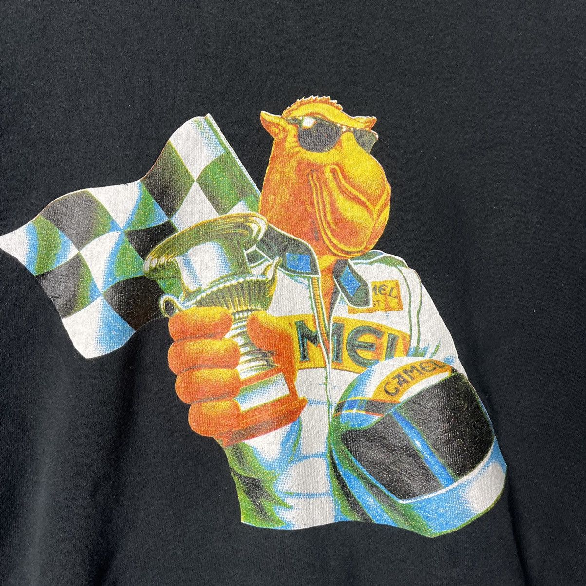 Vintage Camel Joe Collection Racing Graphic Sweatshirt – Black Size US M / EU 48-50 / 2 - 3 Thumbnail