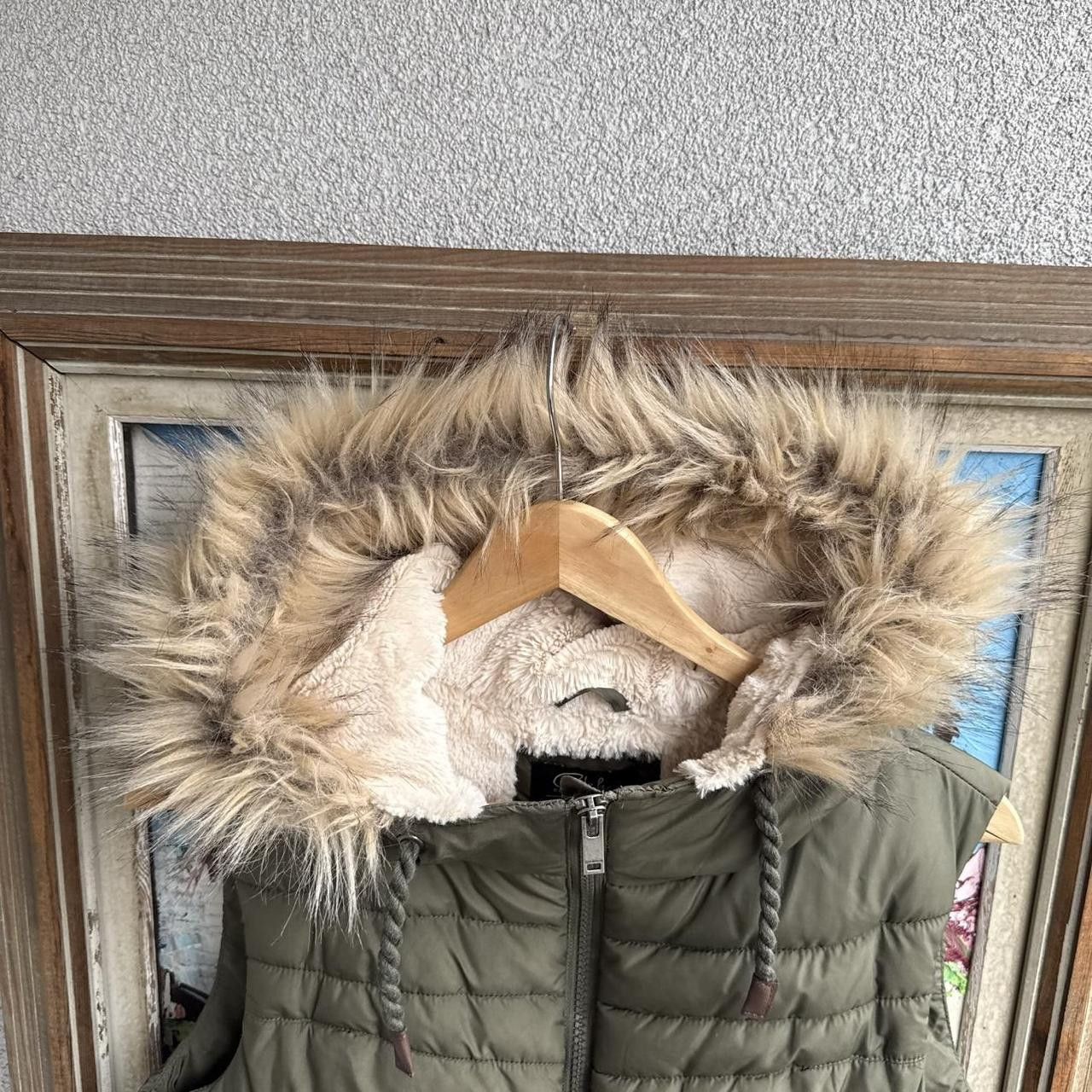 Vintage Vintage Faux Fur Vest Gilet Womans Jacket Green Size S / US 4 / IT 40 - 4 Thumbnail