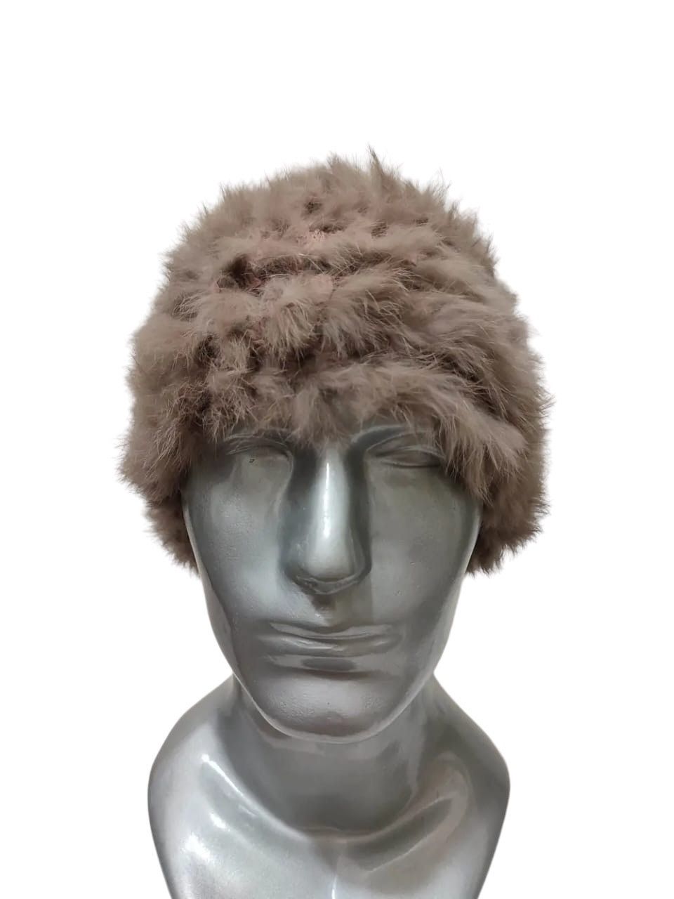Other Unknown Japanese Real Fur Beanie Hats Size ONE SIZE - 1 Thumbnail
