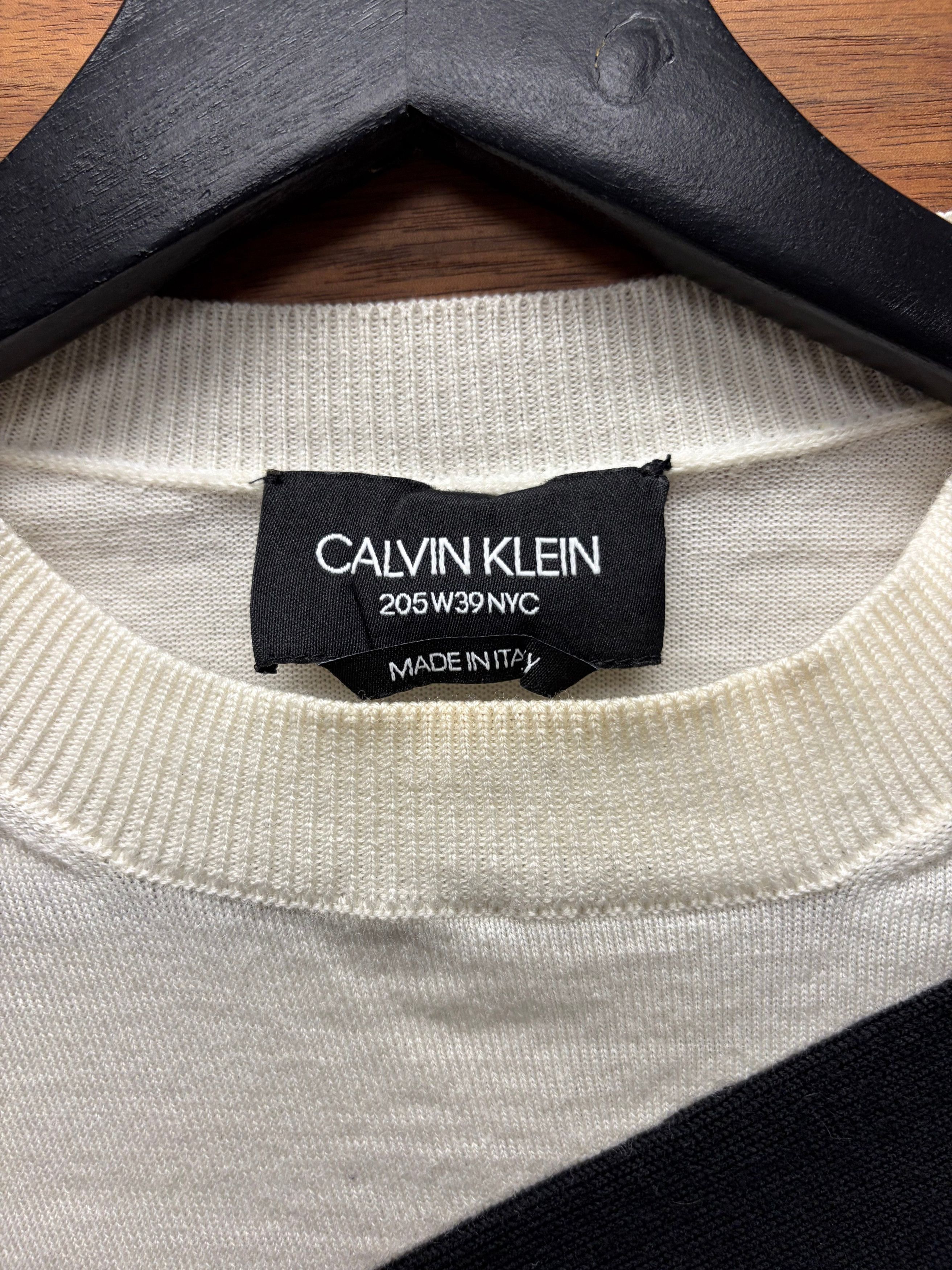 Calvin Klein CK205W39NYC by Raf Simons Striped Wool Sweater Size US S / EU 44-46 / 1 - 2 Thumbnail