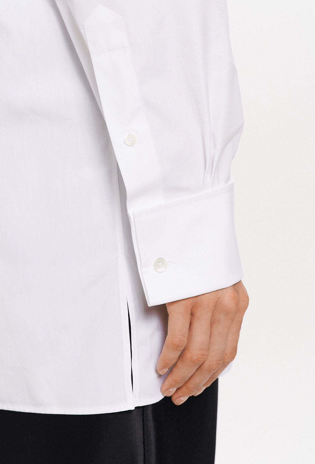 Maison Margiela Last Size Maison Margiela White Cotton Button Up Size XS / US 0-2 / IT 36-38 - 3 Thumbnail