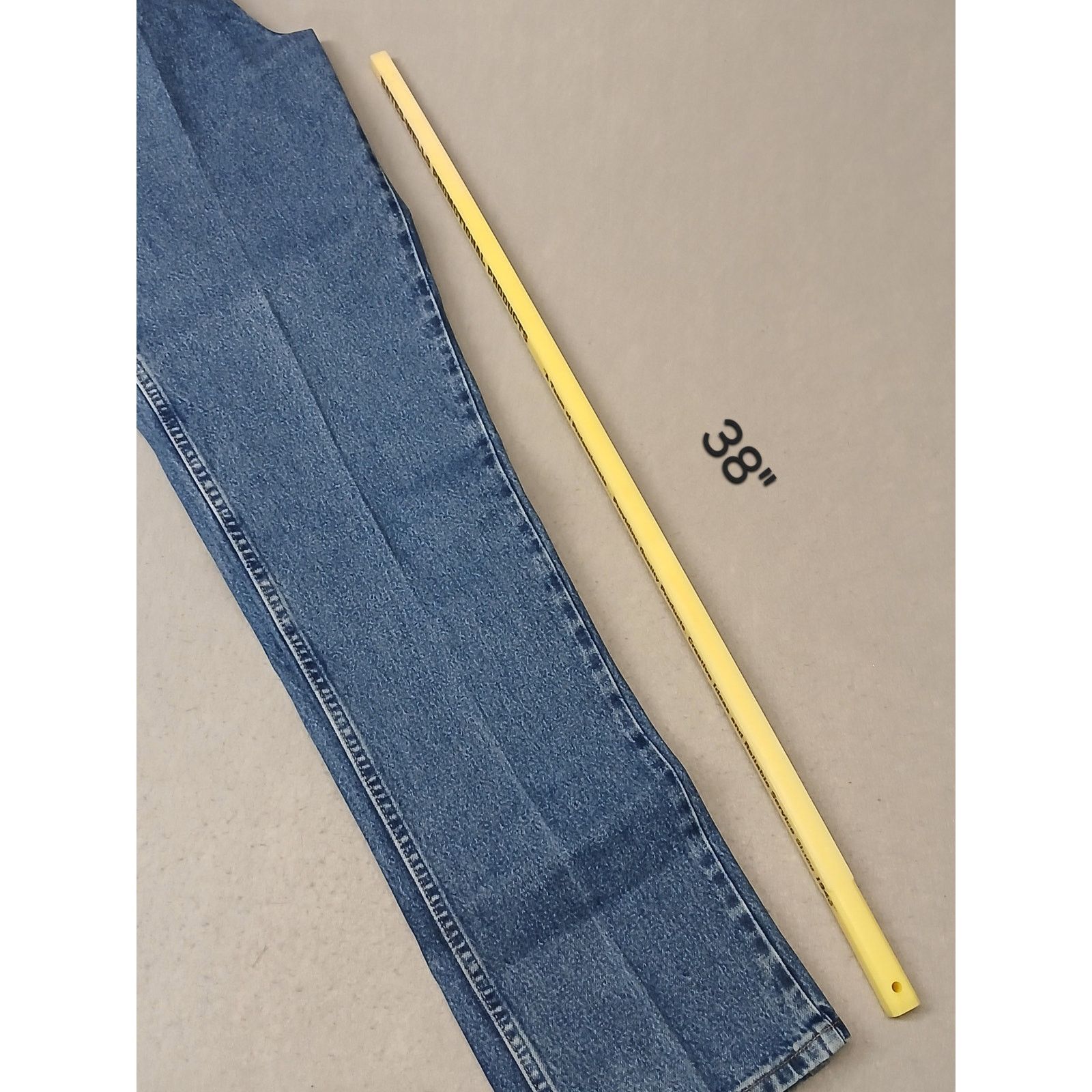 Wrangler Wrangler (36x38) Cowboy Cut Straight Leg Blue Denim Jeans Size US 36 / EU 52 - 4 Thumbnail