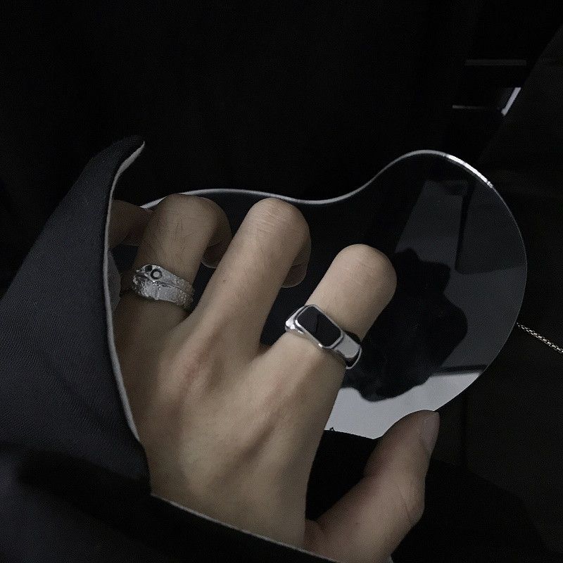 Jewelry Vibe Jewelry Rings Open Size Chrome Ring (Size 7-13) Size ONE SIZE - 1 Preview