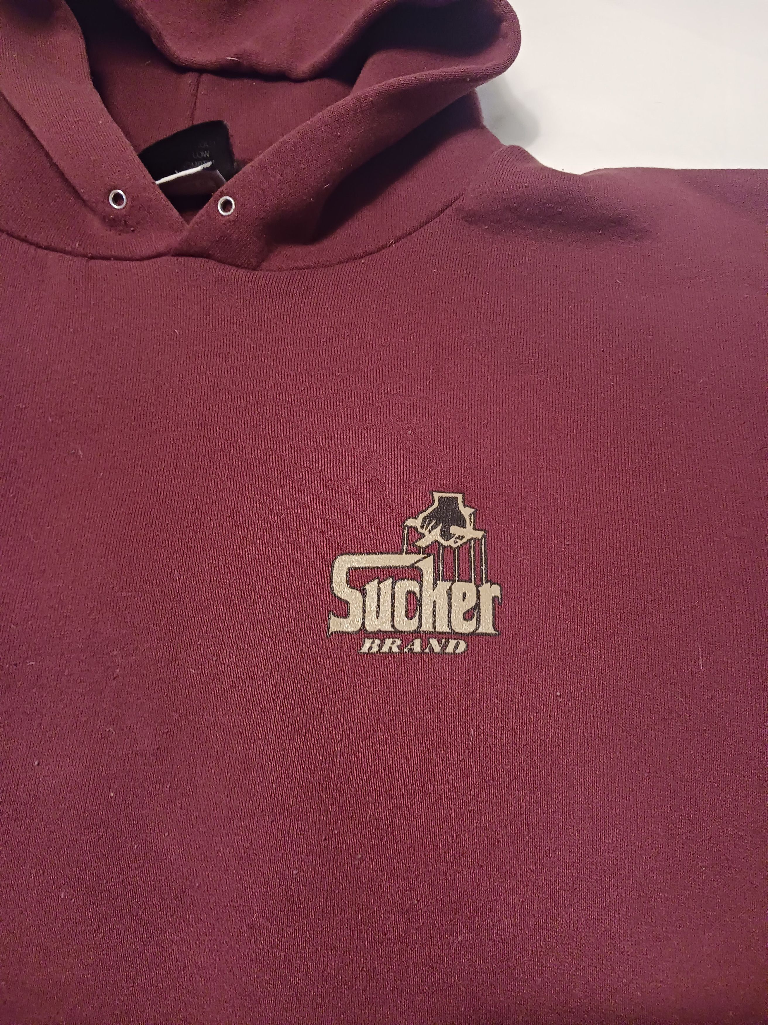 Vintage SUCKER BRAND Godfather Hoodie Cartoon Graffiti Tribal Conart Size US L / EU 52-54 / 3 - 4 Thumbnail