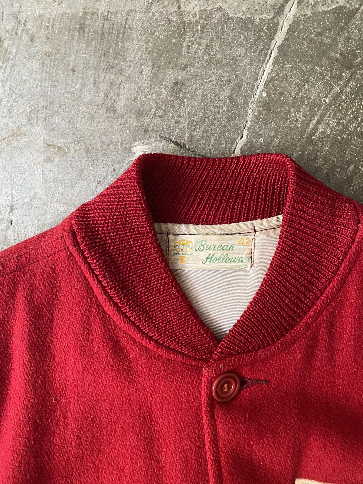Vintage Vintage 50s Burean Holloway Varsity Jacket Kapital CPFM Size US XL / EU 56 / 4 - 2 Thumbnail