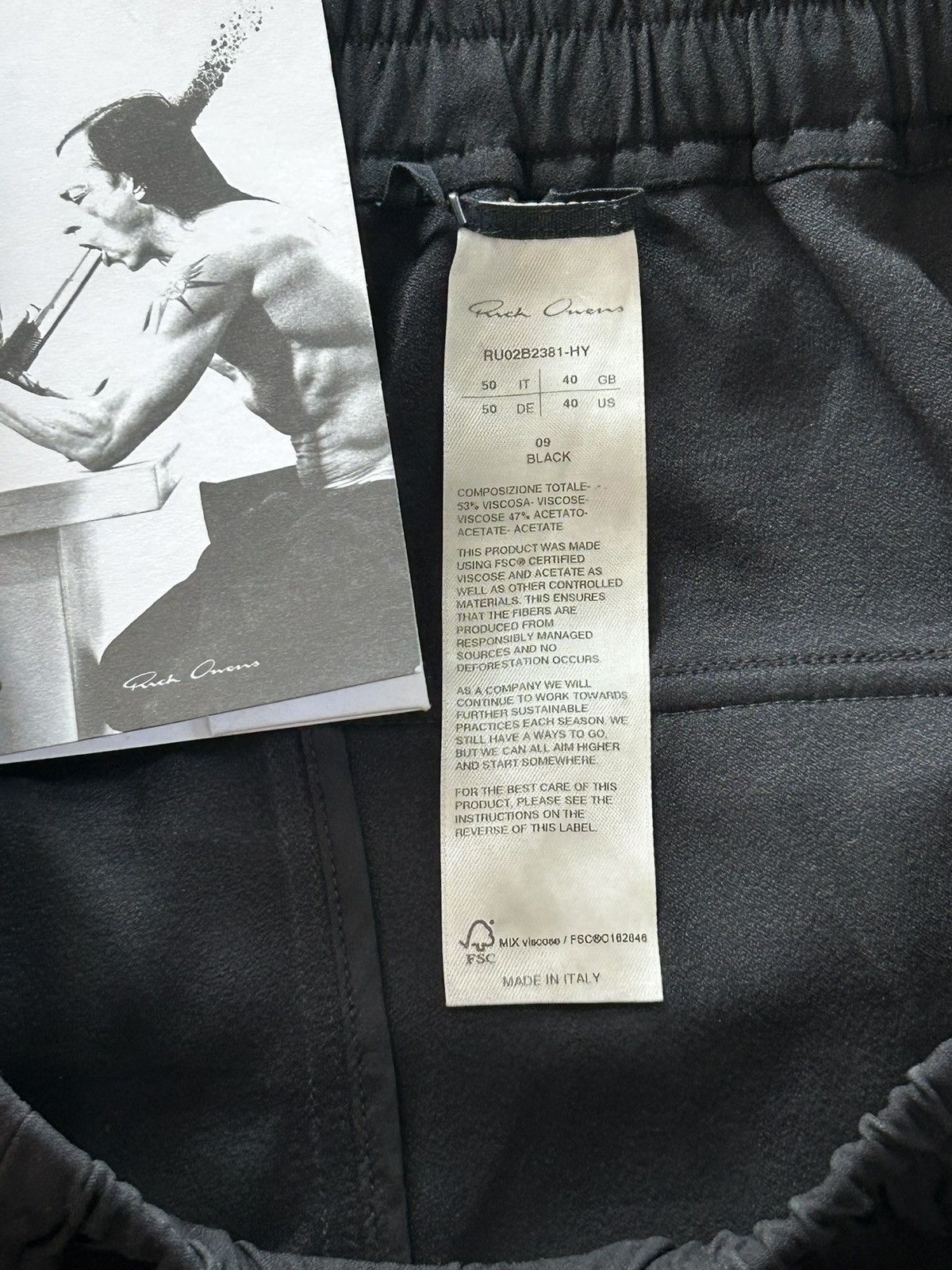 Rick Owens Pant RU02B2381-HY (FW22)