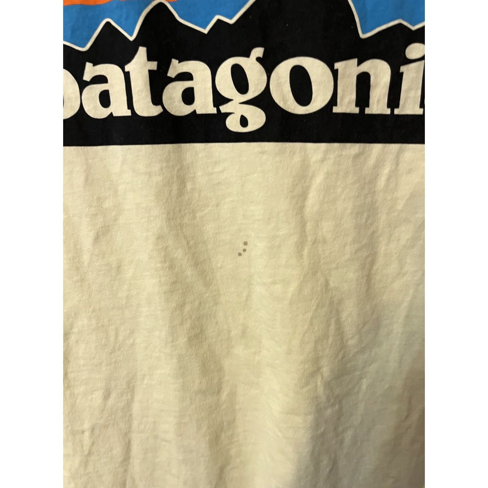 Patagonia Patagonia T-Shirt Adult Size S Yellow Double Sided Logo Short Sleeve Crew Neck Size US S / EU 44-46 / 1 - 6 Thumbnail