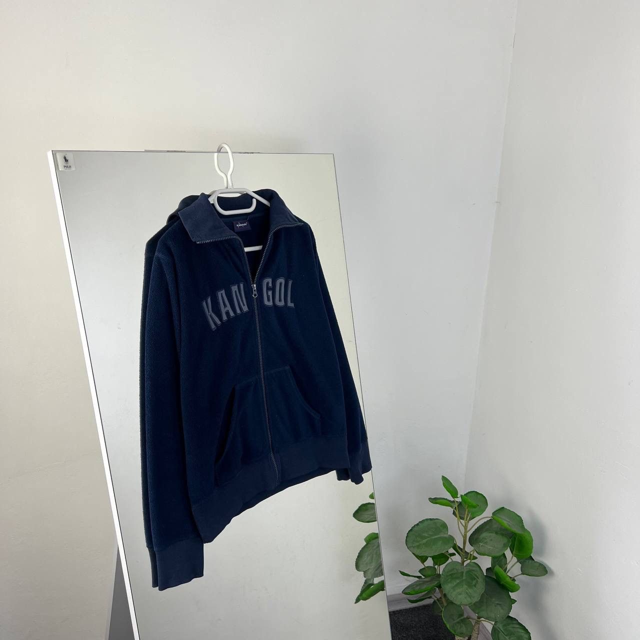 Kangol Vintage Y2K Kangol Big Logo Zip Up Fleece Sweatshirt Size US S / EU 44-46 / 1 - 1 Thumbnail