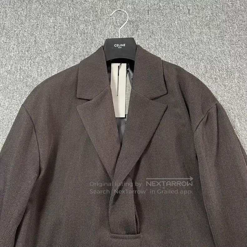 Dior Dior 23fw mocha brown streamer wool pullover jacket Size US M / EU 48-50 / 2 - 2 Thumbnail
