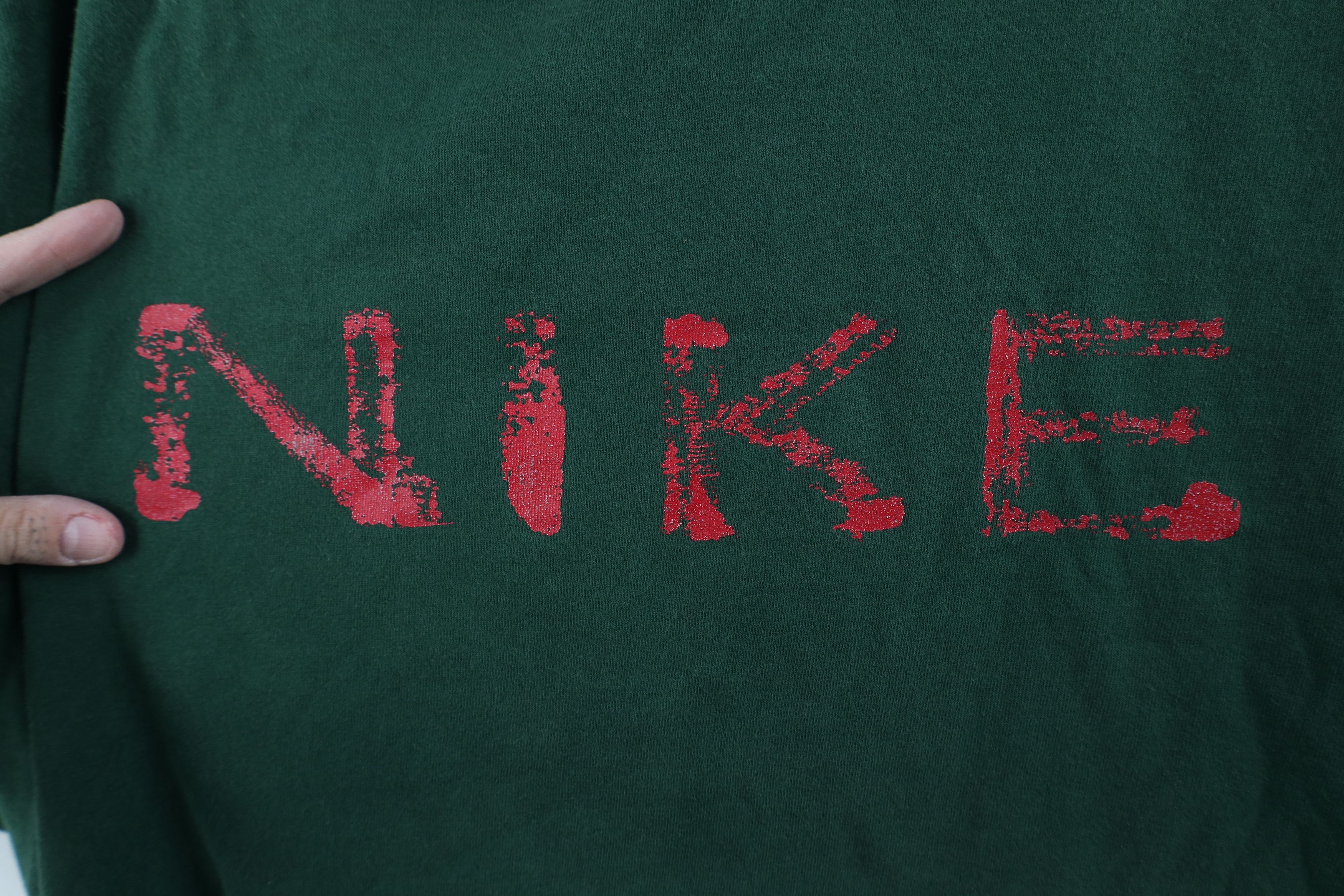 Nike Vintage 90s Nike Spell Travis Scott Big Swoosh T-Shirt USA Size US XXL / EU 58 / 5 - 4 Thumbnail
