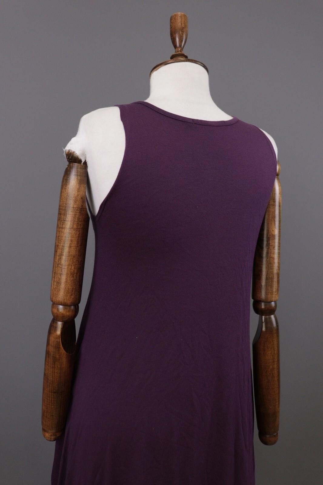 Designer Gudrun Sjoden Purple Modal Midi A-Line Dress Size S Size S / US 4 / IT 40 - 11 Thumbnail