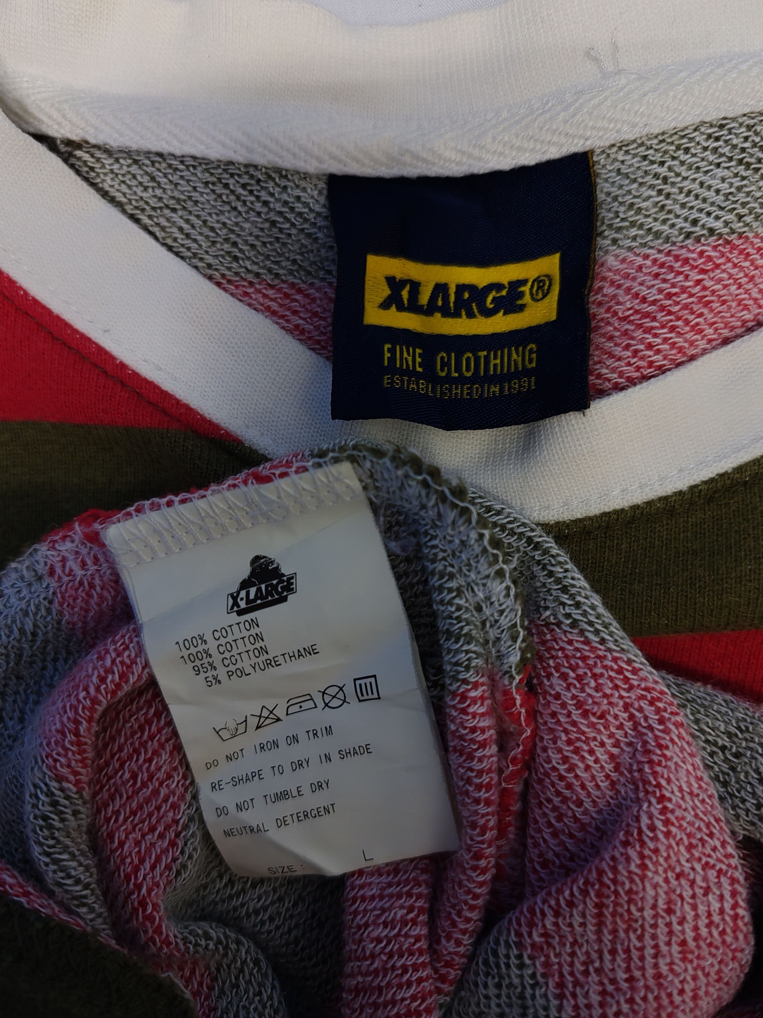 Xlarge Xlarge Clothing Brand Striped Long Sleeve Undercover Size US L / EU 52-54 / 3 - 5 Thumbnail