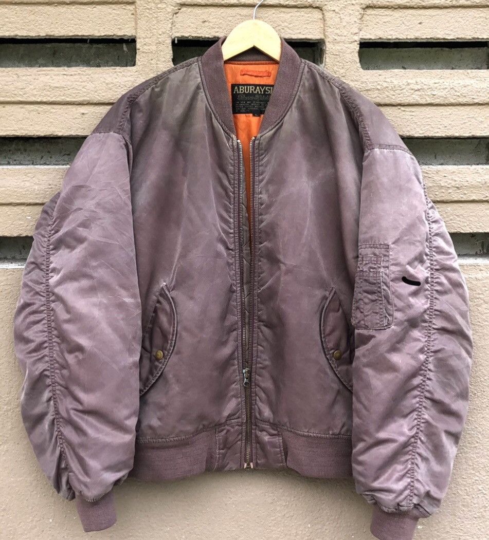 Vintage Vintage Sun Faded Bomber Jacket By ABURAYSIA Size US L / EU 52-54 / 3 - 2 Thumbnail