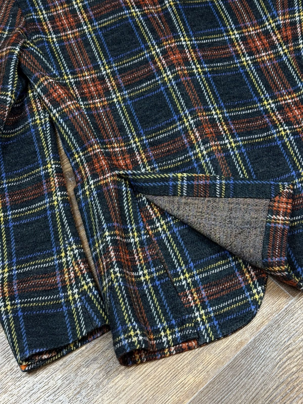 L.B.M. 1911 × Luigi Bianchi L.B.M 1911 Wool Checked Multicolour Two Piece Blazer Jacket Size 46R - 11 Thumbnail