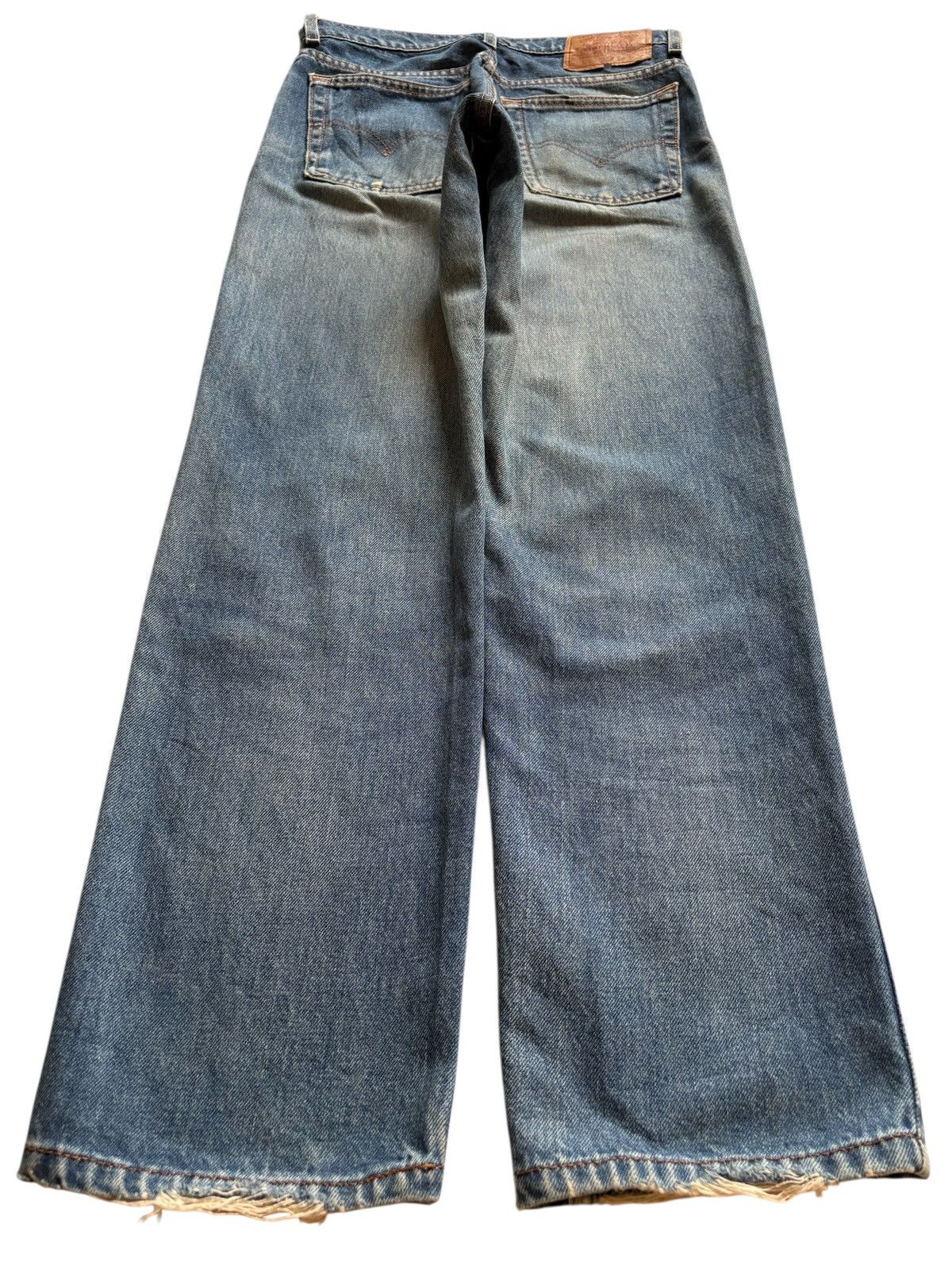 LVC × Levi's × Levi's Vintage Clothing Vintage 90s Levis 510 Mud Wash Distressed Ripped Jeans Size US 28 / EU 44 - 2 Thumbnail