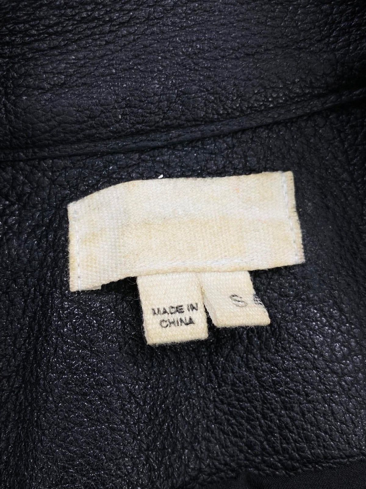 Helmut Lang Helmut Lang Pebble Lamb Skin Leather Biker Jacket Size US S / EU 44-46 / 1 - 5 Thumbnail