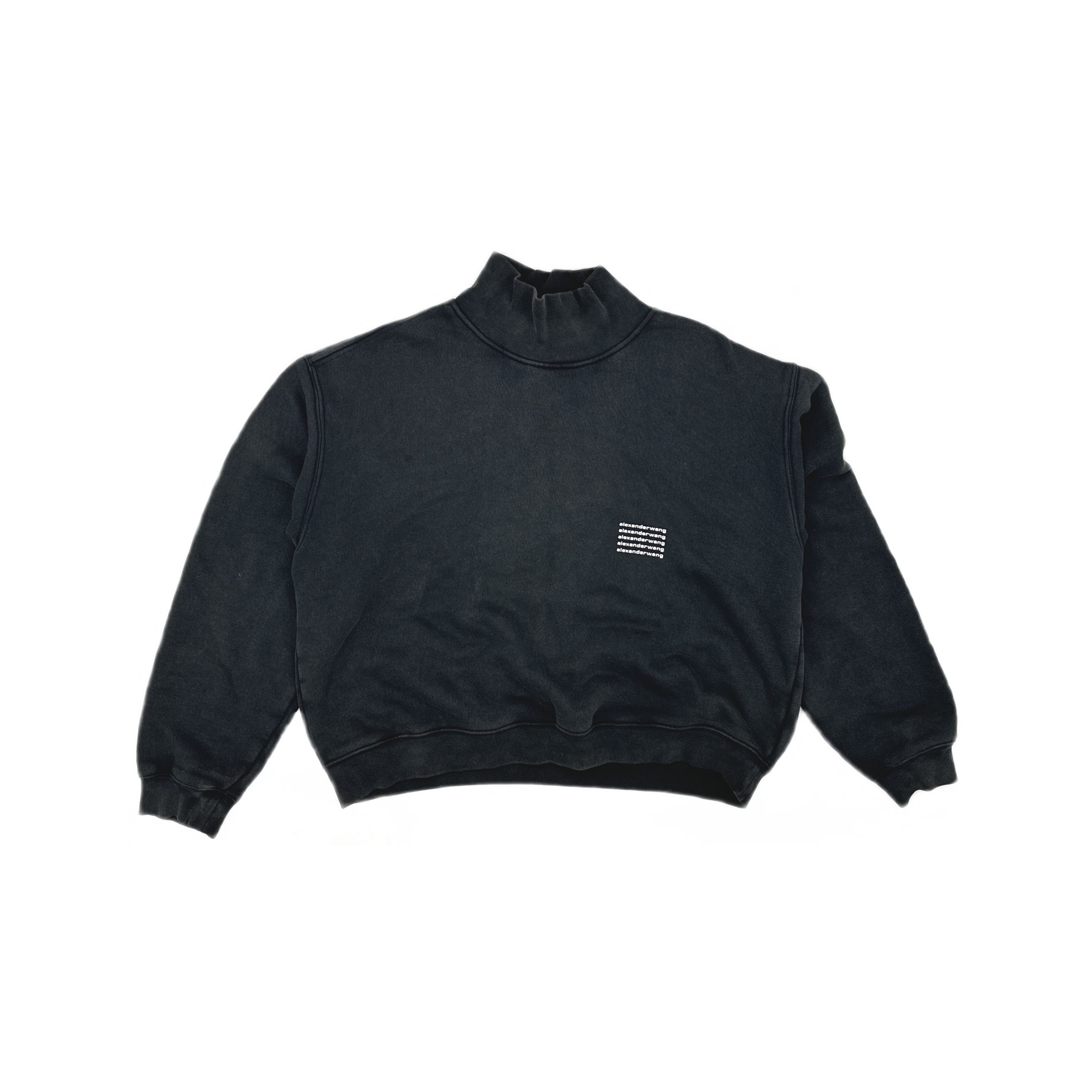 Alexander Wang Alexander Wang Logo Acid Wash Sweatshirt Size M Size US M / EU 48-50 / 2 - 1 Thumbnail