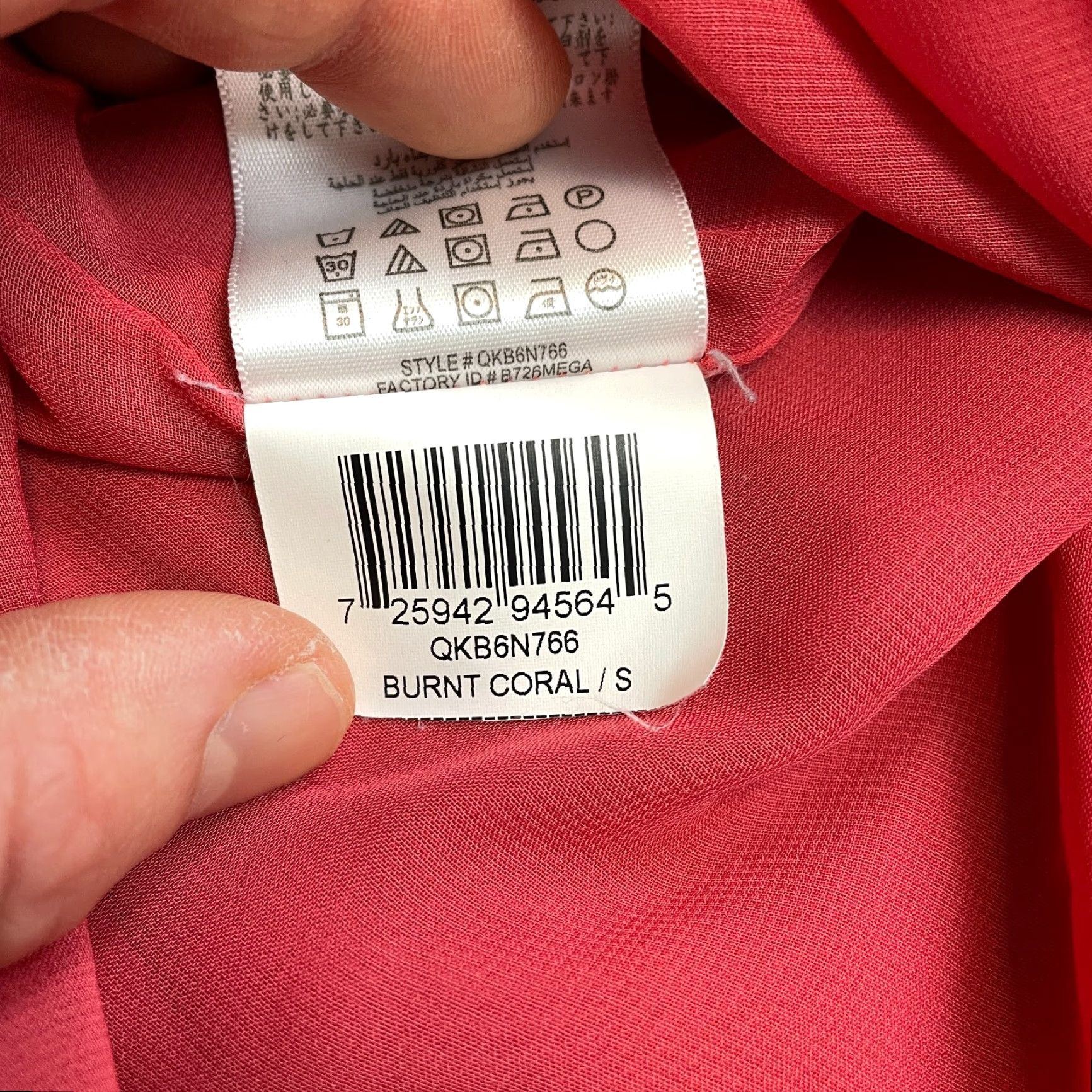 BCBGeneration BCBGeneration Shift Dress Womens Small Burnt Coral Pink Sleeveless Belted Midi Size S / US 4 / IT 40 - 7 Thumbnail