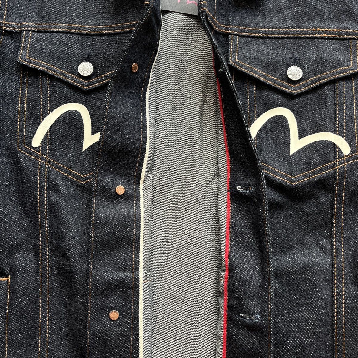 Evisu Seagull Insert Daicock Denim Jacket