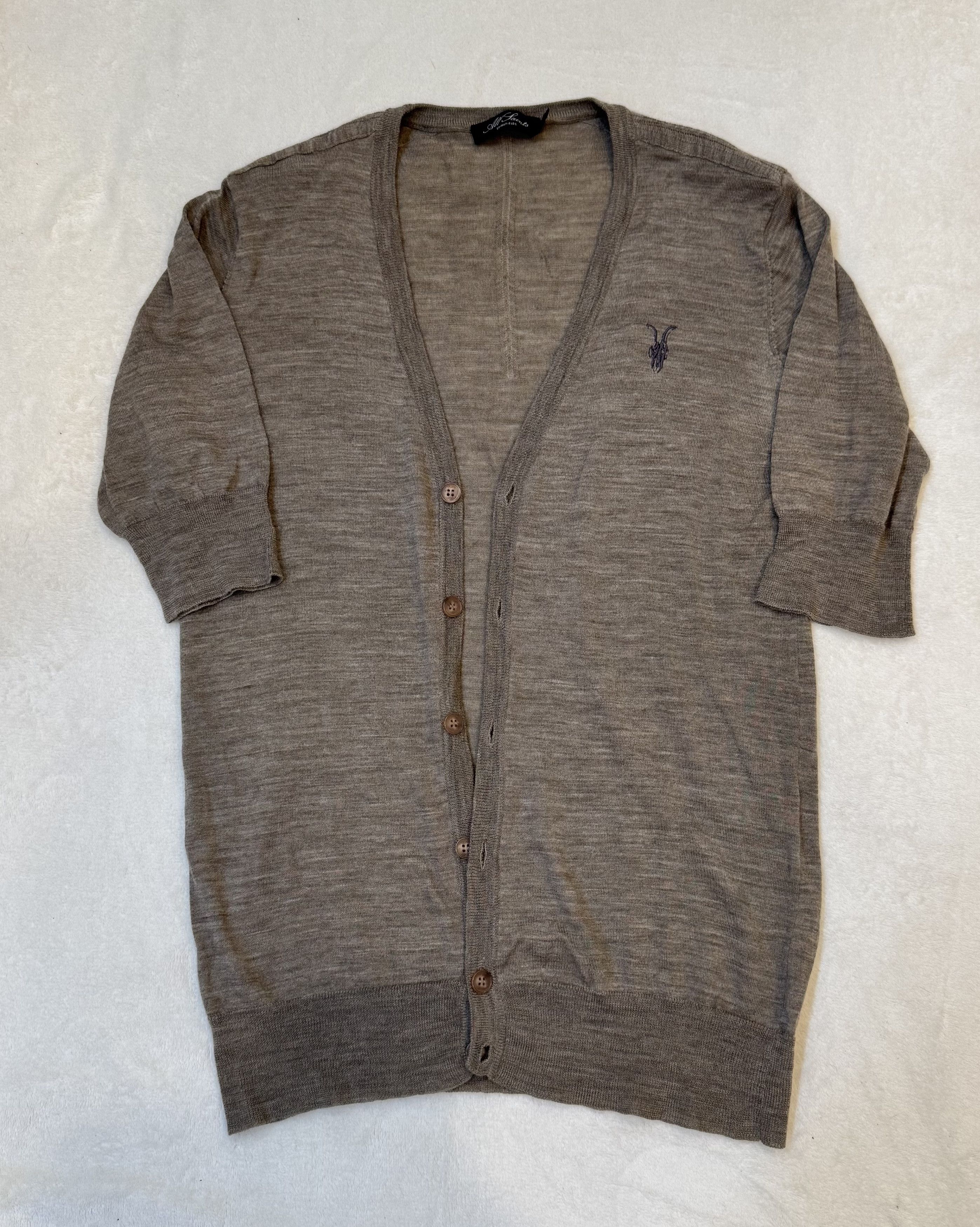 Allsaints AllSaints Spitalfields - Costelloe Cardigan - AW08 M Brown Size US M / EU 48-50 / 2 - 1 Thumbnail